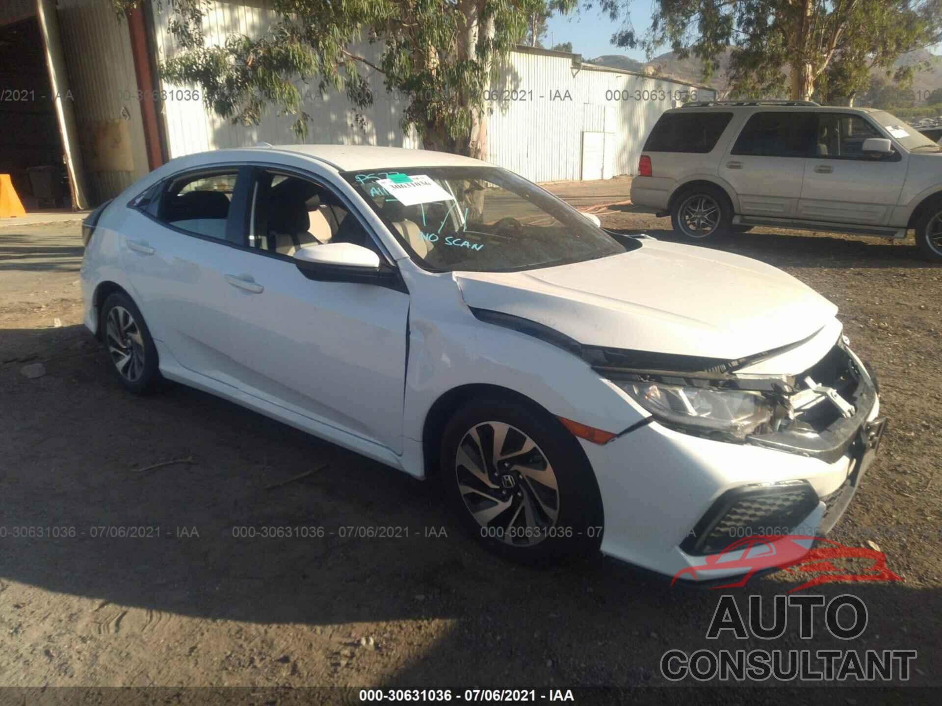 HONDA CIVIC HATCHBACK 2017 - SHHFK7H29HU422072