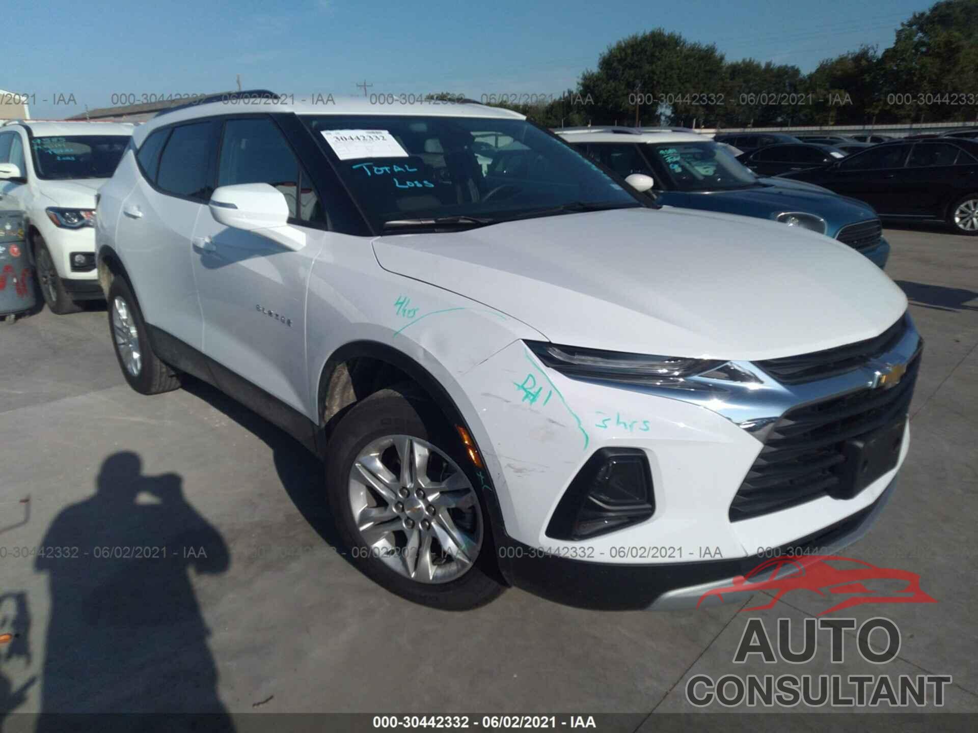 CHEVROLET BLAZER 2021 - 3GNKBDRS0MS514158