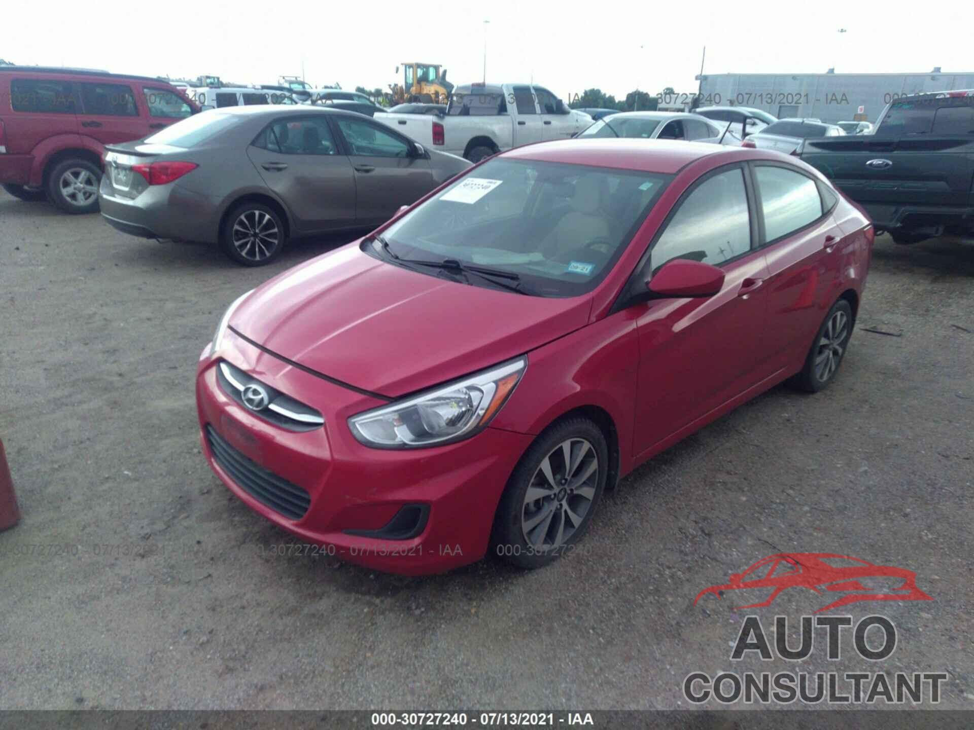 HYUNDAI ACCENT 2017 - KMHCT4AE5HU254647