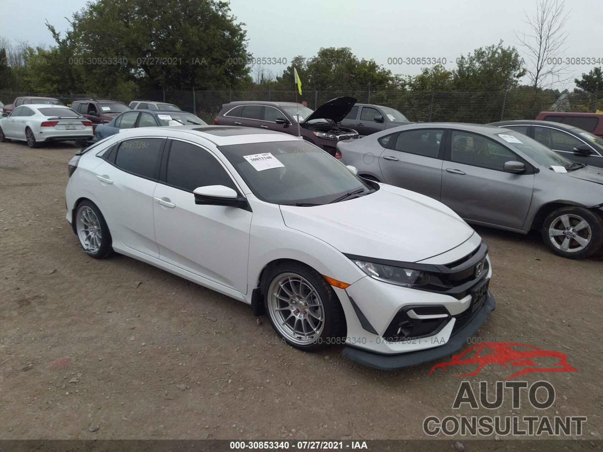 HONDA CIVIC HATCHBACK 2020 - SHHFK7H66LU202495