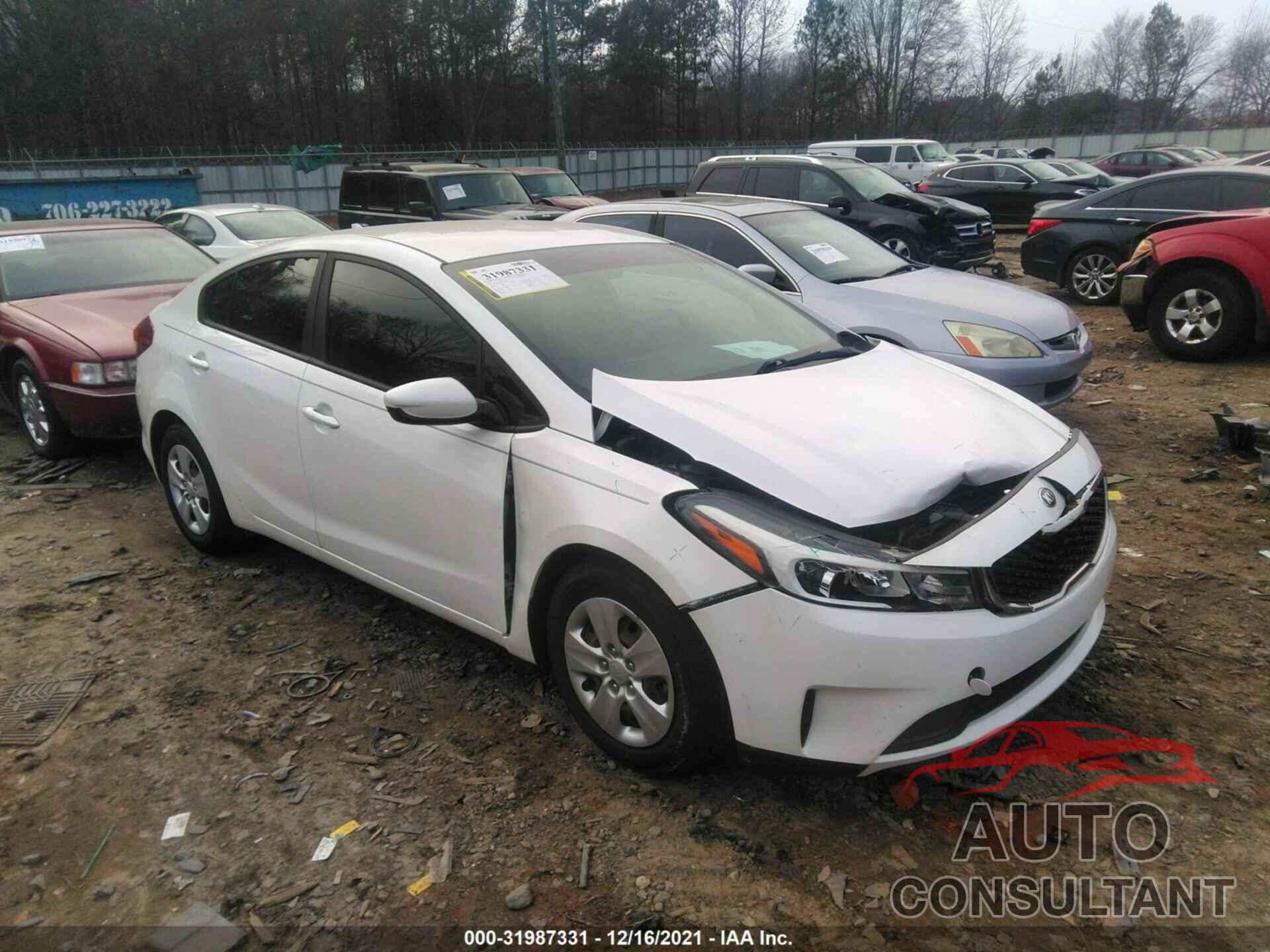 KIA FORTE 2017 - 3KPFL4A76HE098331