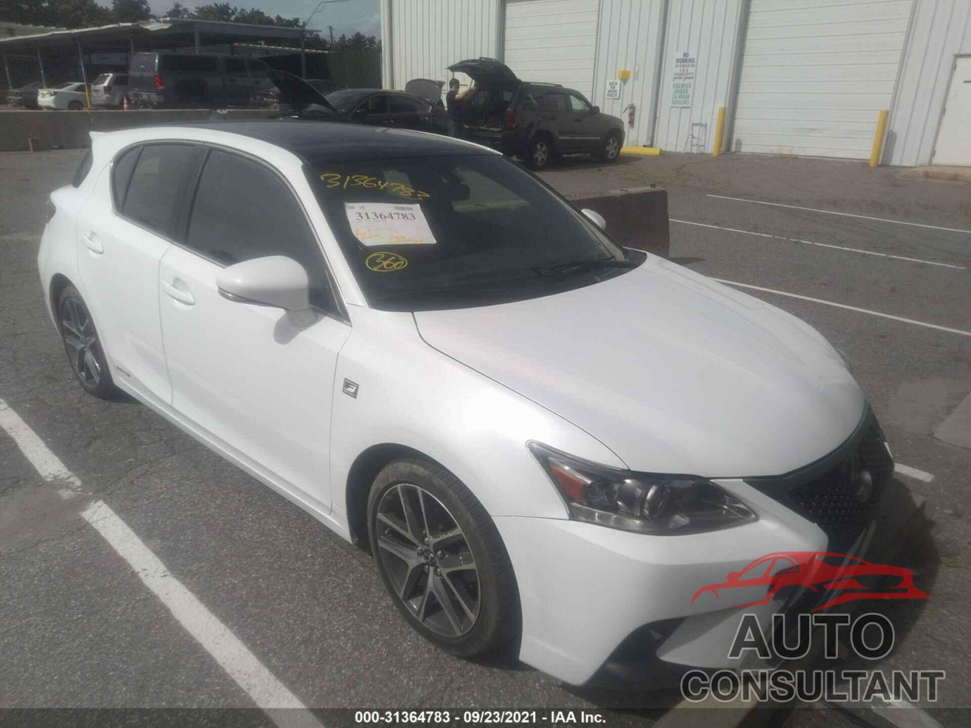 LEXUS CT 2017 - JTHKD5BH8H2297062