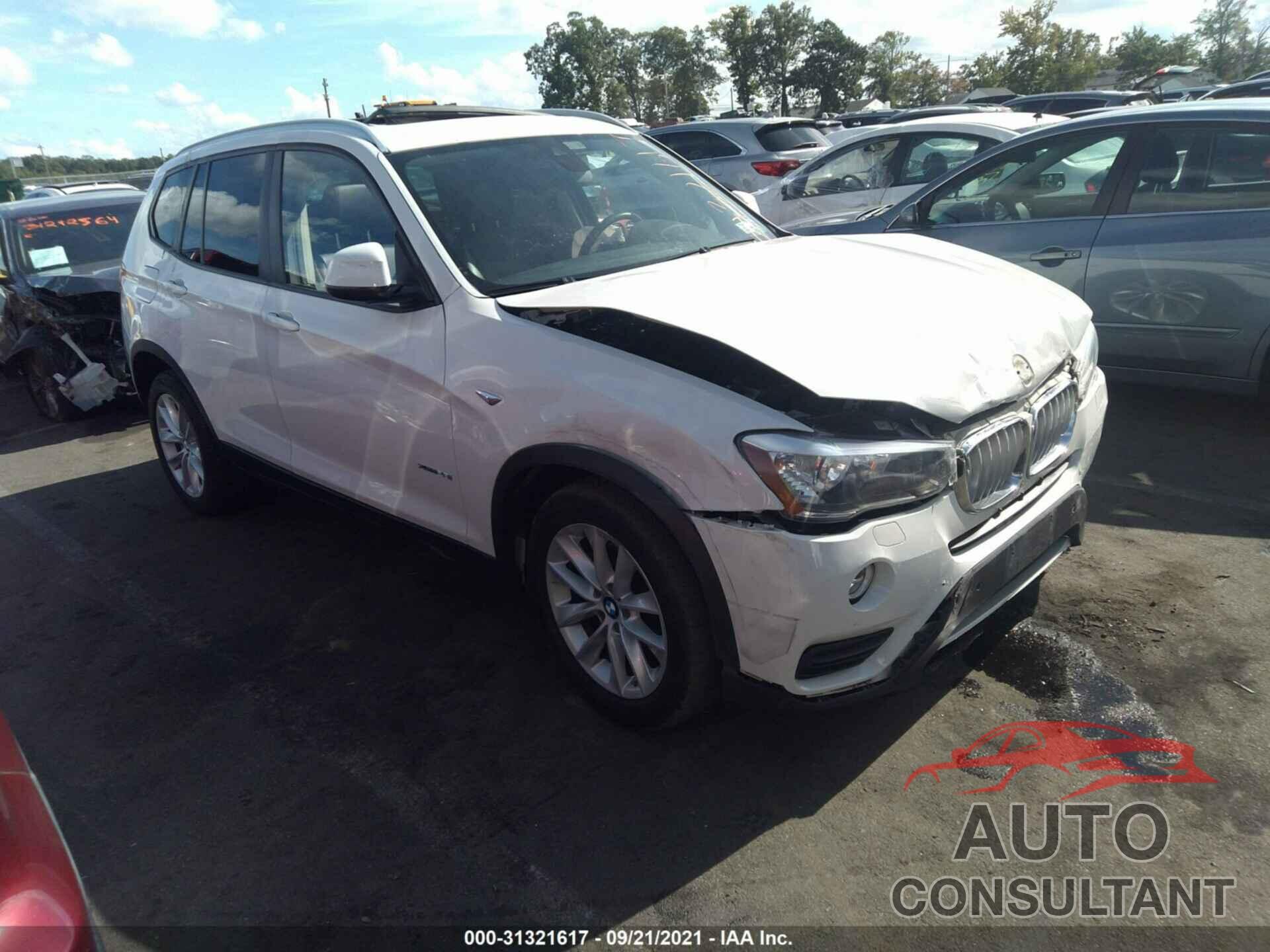 BMW X3 2016 - 5UXWX9C59G0D88651