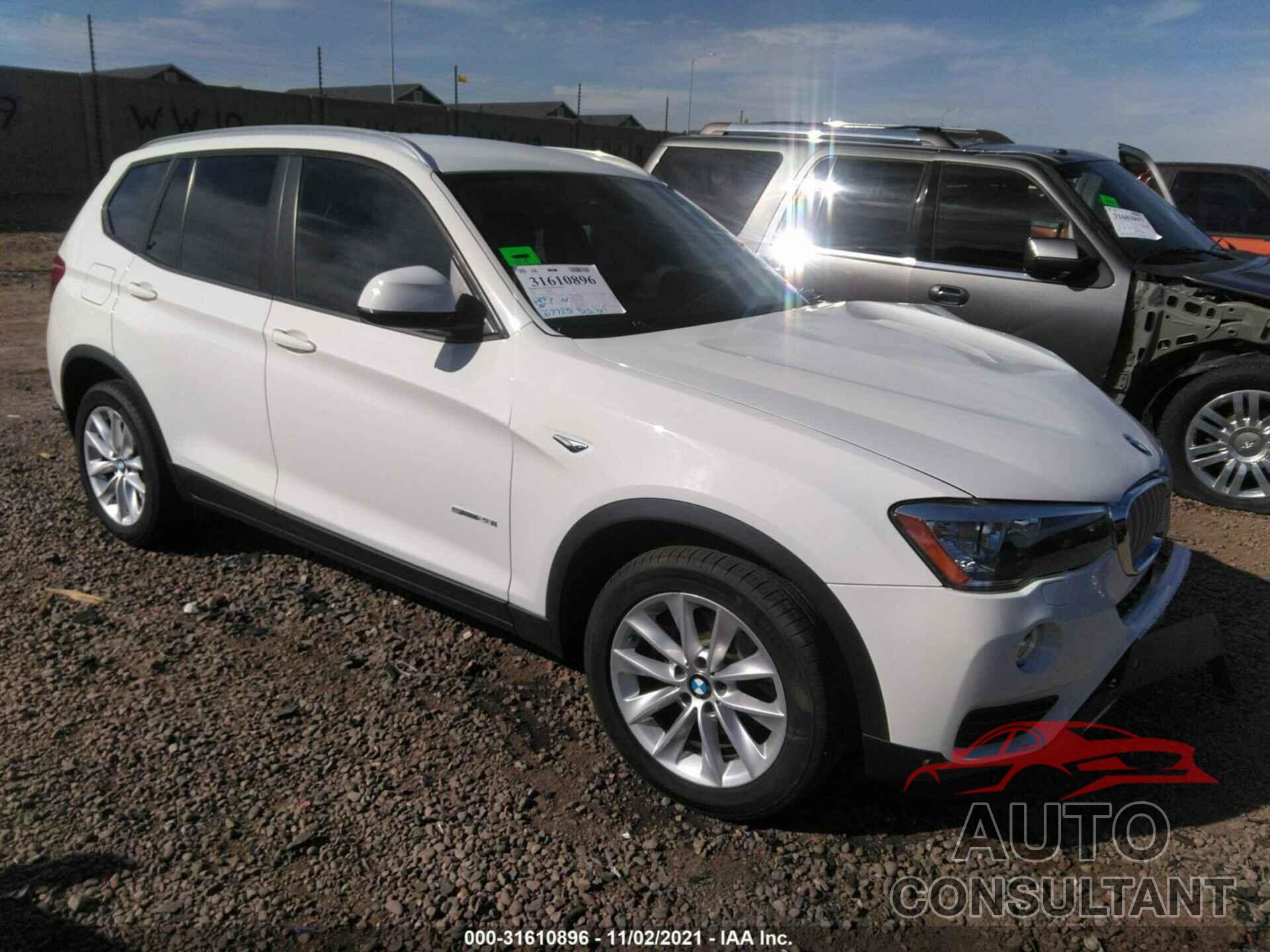 BMW X3 2017 - 5UXWZ7C30H0V86773