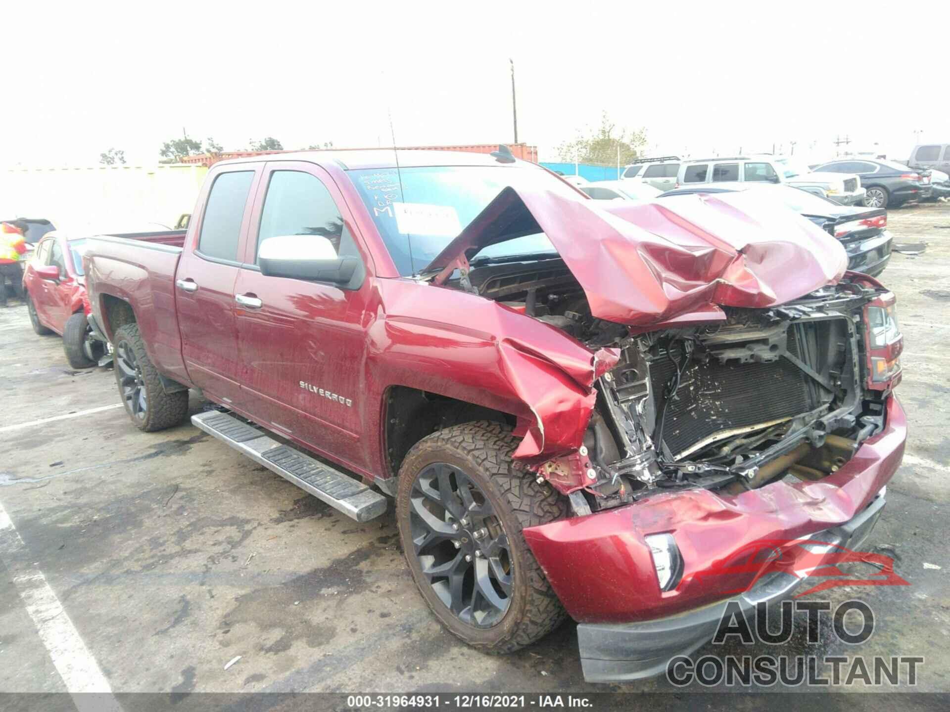 CHEVROLET SILVERADO 1500 2016 - 1GCVKRECXGZ391560