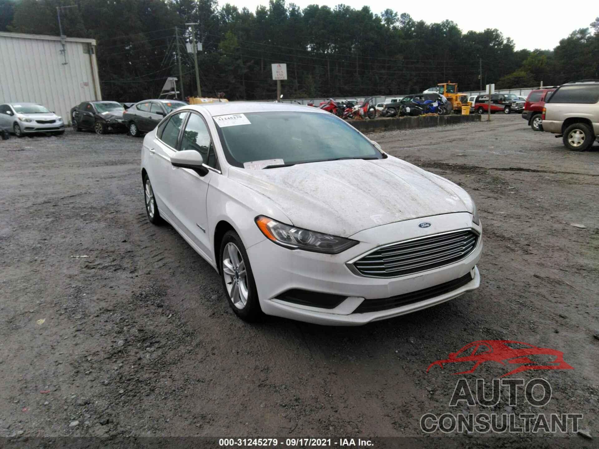 FORD FUSION HYBRID 2018 - 3FA6P0LU8JR152619