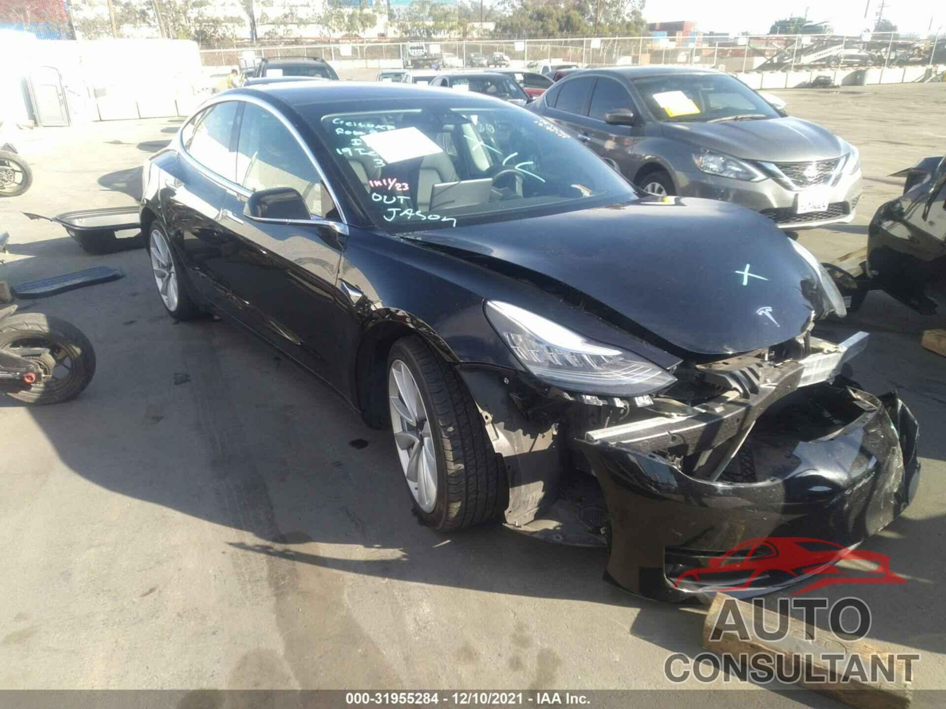 TESLA MODEL 3 2019 - 5YJ3E1EB4KF191960