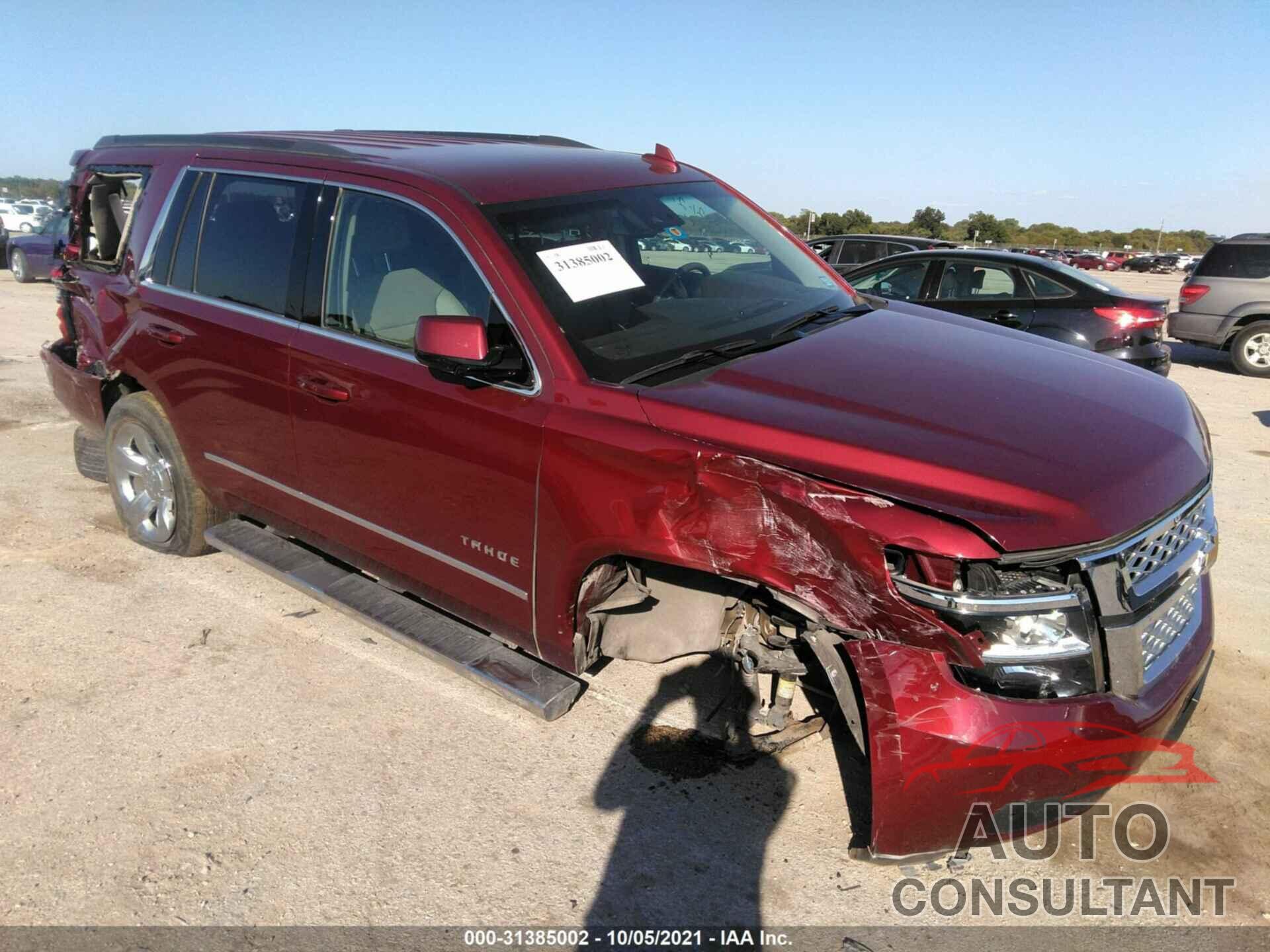 CHEVROLET TAHOE 2017 - 1GNSCBKC5HR345252