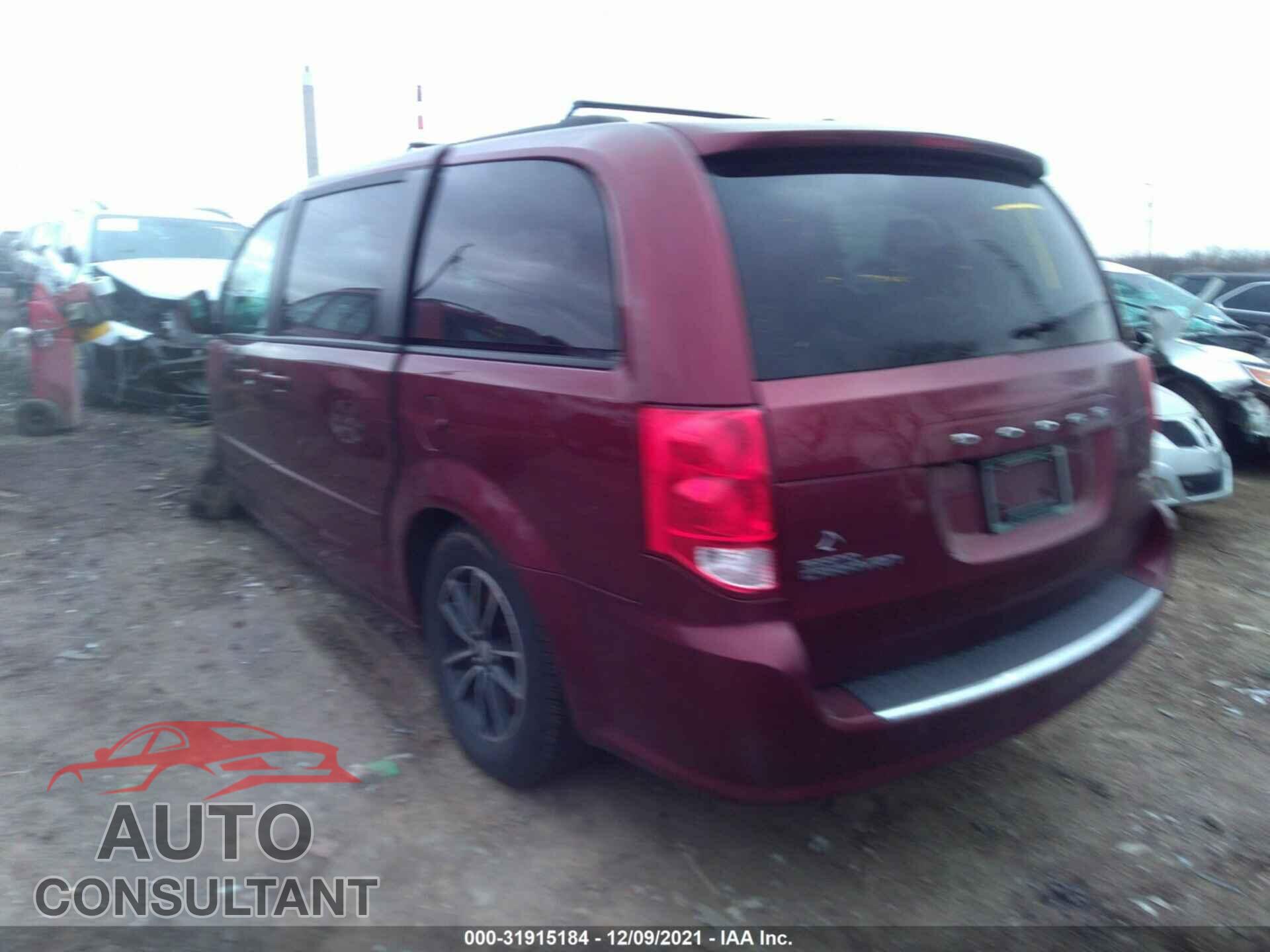 DODGE GRAND CARAVAN 2017 - 2C4RDGEG2HR814162
