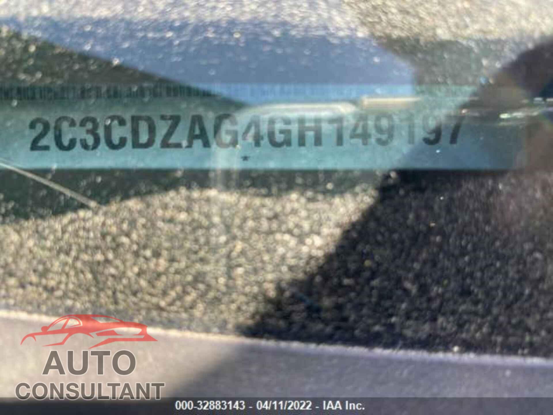 DODGE CHALLENGER 2016 - 2C3CDZAG4GH149197
