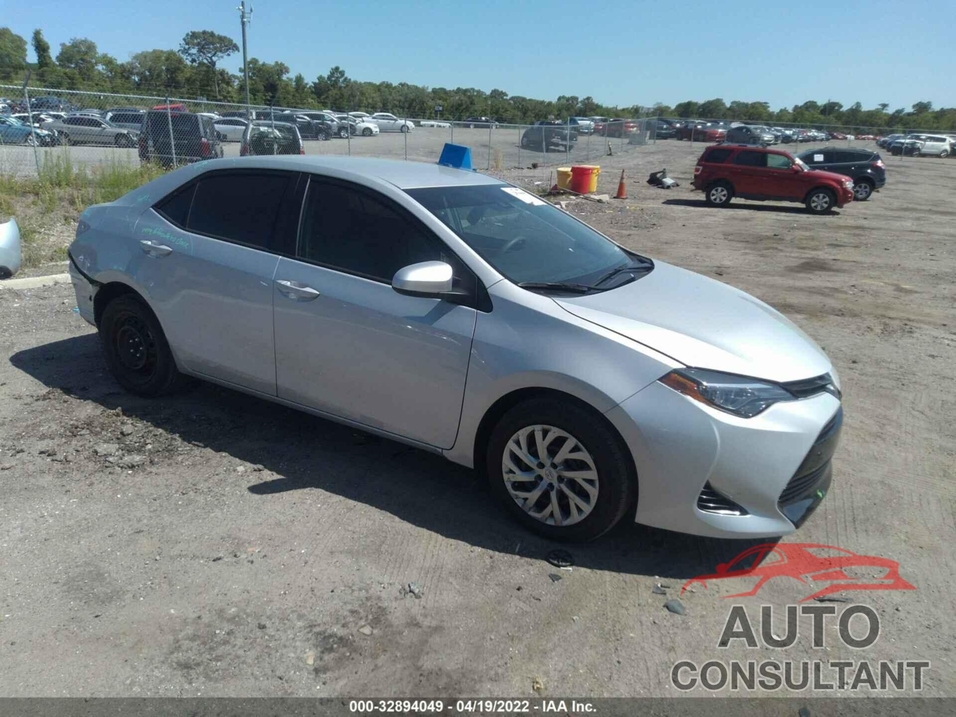 TOYOTA COROLLA 2019 - 2T1BURHE2KC205555