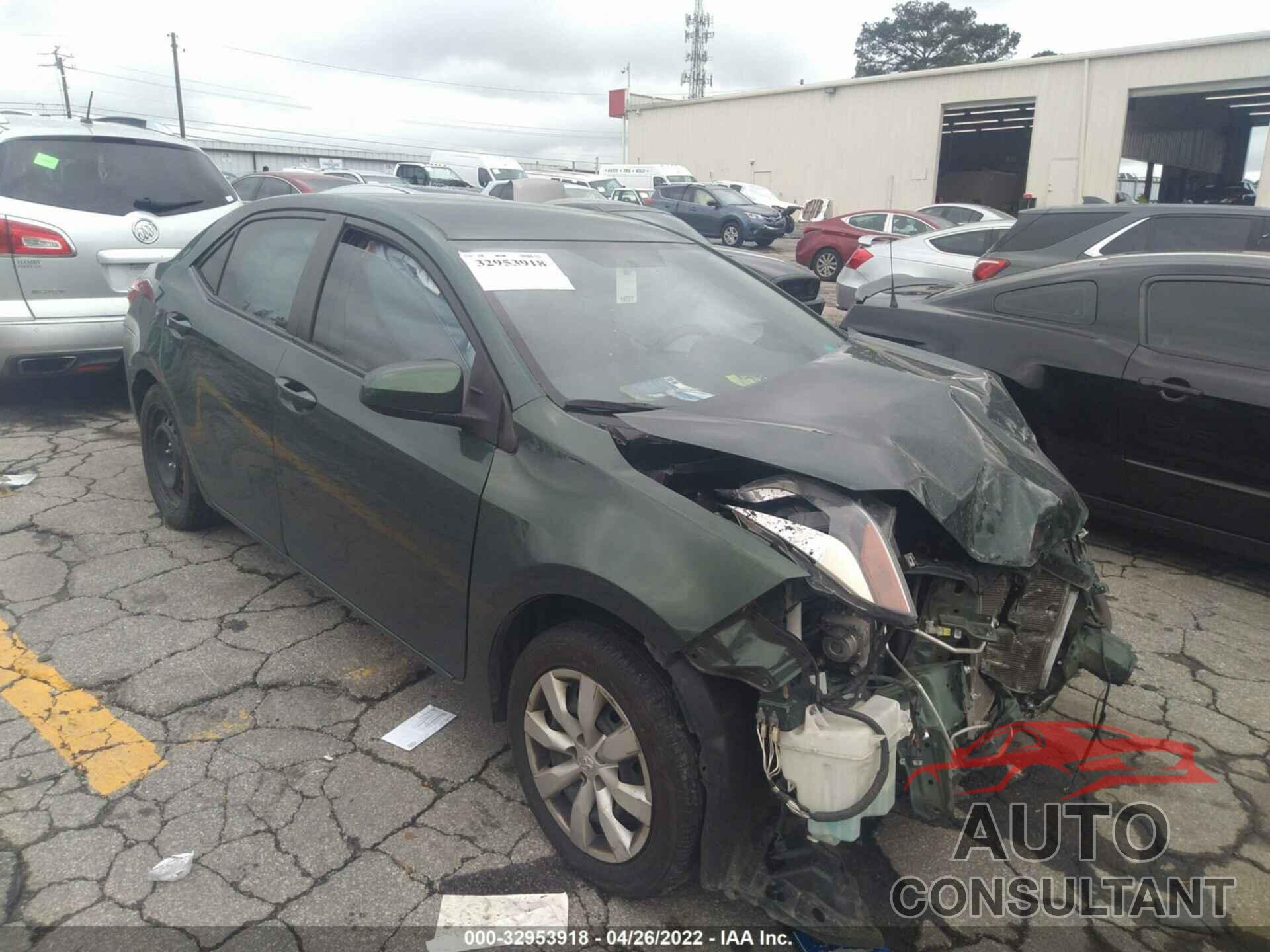 TOYOTA COROLLA 2016 - 2T1BURHE7GC608020