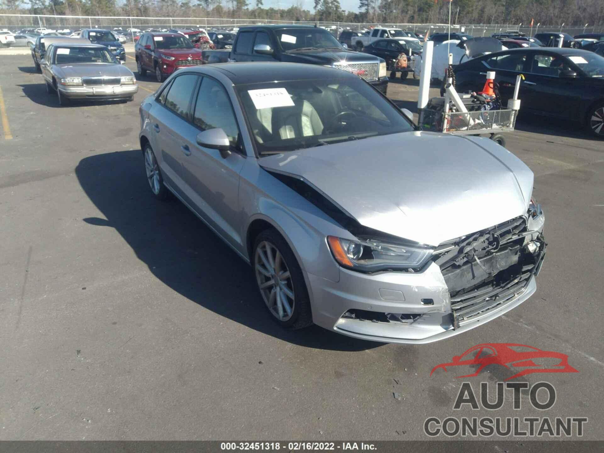 AUDI A3 2016 - WAUA7GFF9G1024349