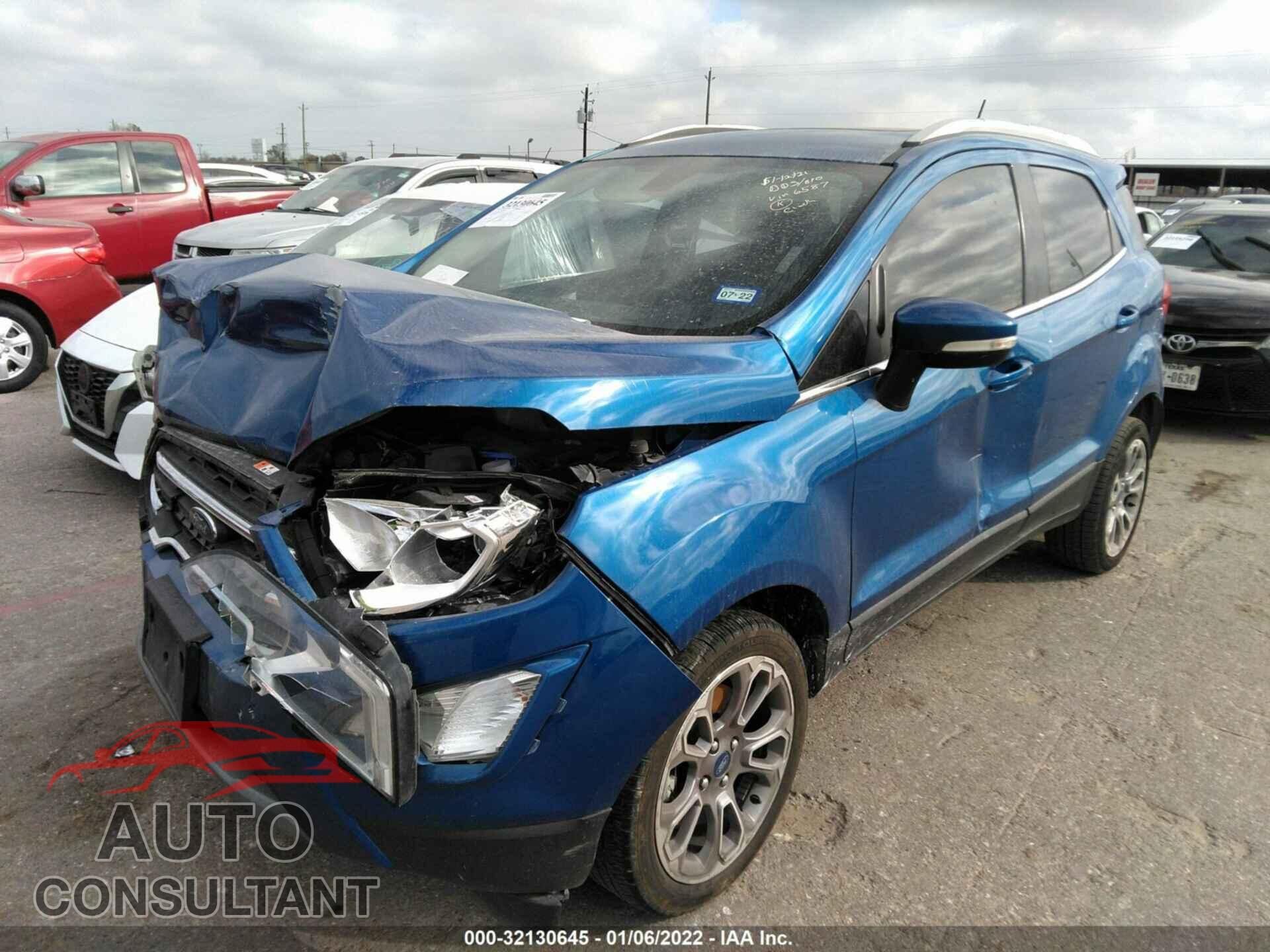 FORD ECOSPORT 2019 - MAJ6S3KL2KC306587