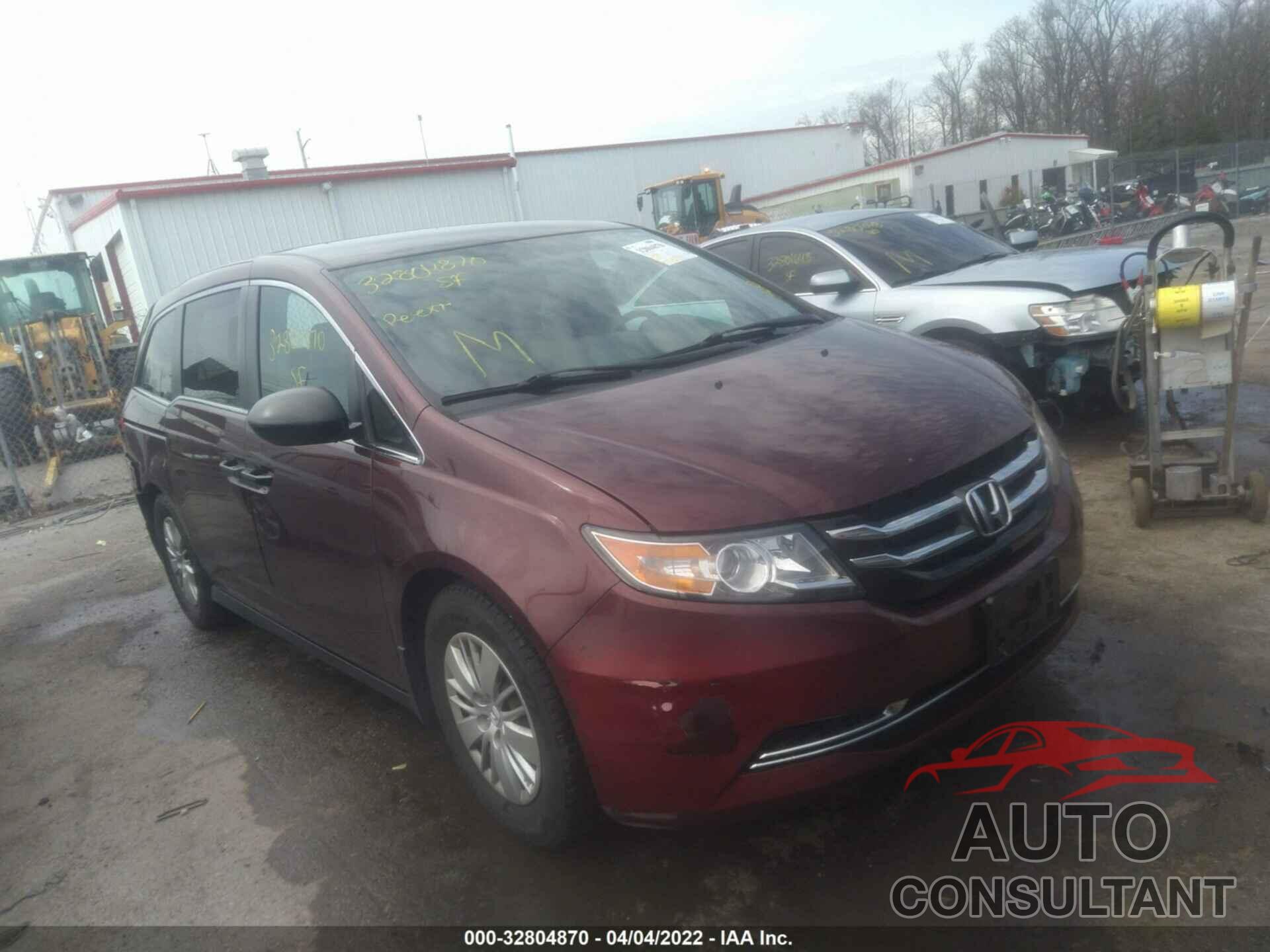 HONDA ODYSSEY 2016 - 5FNRL5H24GB139688