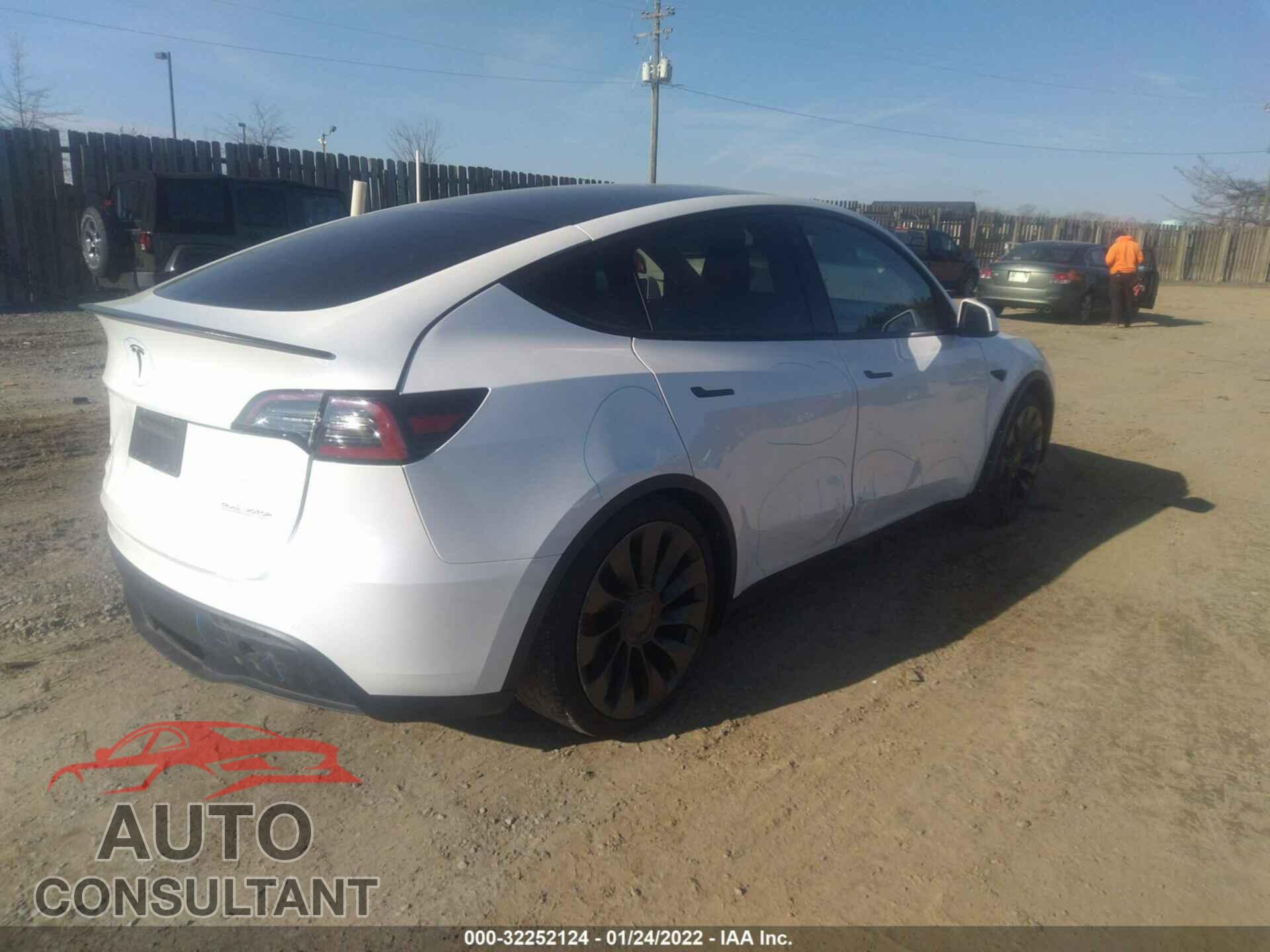 TESLA MODEL Y 2020 - 5YJYGDEF7LF028063