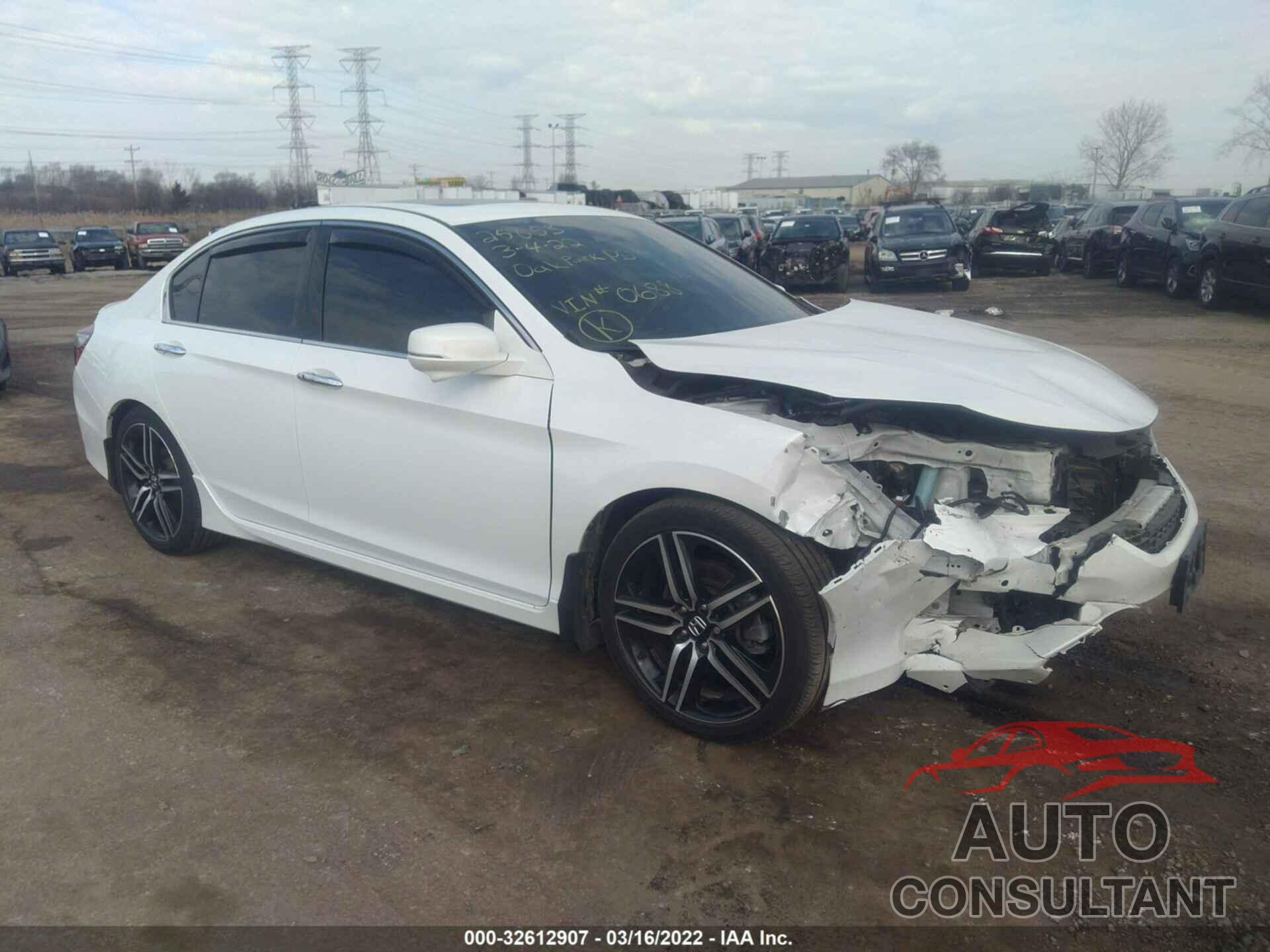 HONDA ACCORD SEDAN 2016 - 1HGCR3F93GA030688