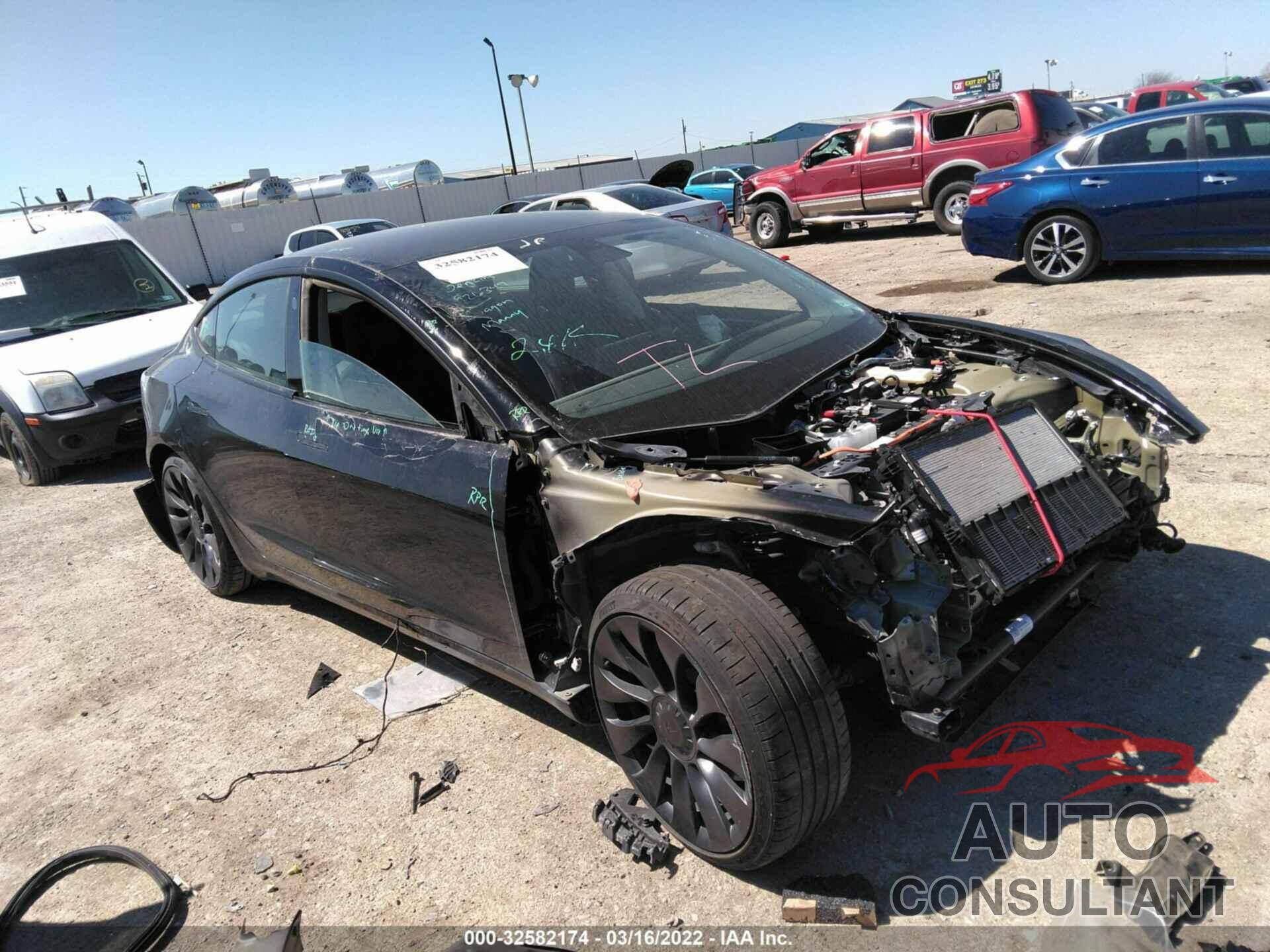 TESLA MODEL 3 2021 - 5YJ3E1EC4MF926349