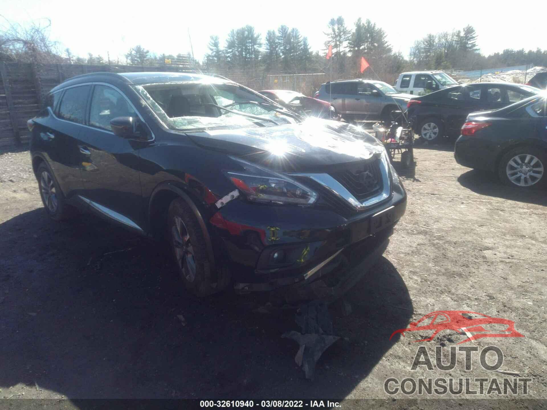 NISSAN MURANO 2018 - 5N1AZ2MH2JN108254