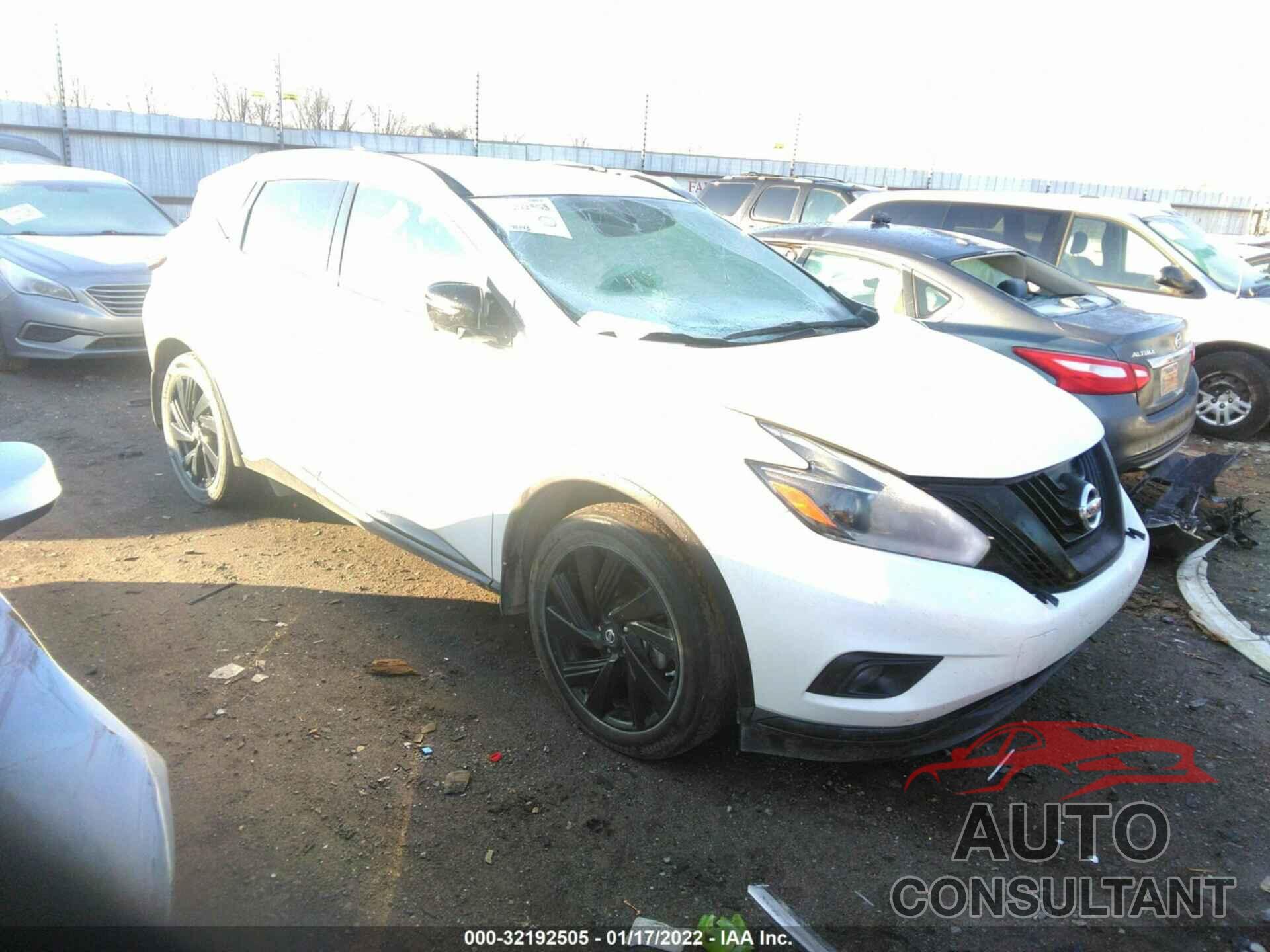 NISSAN MURANO 2018 - 5N1AZ2MH2JN172942