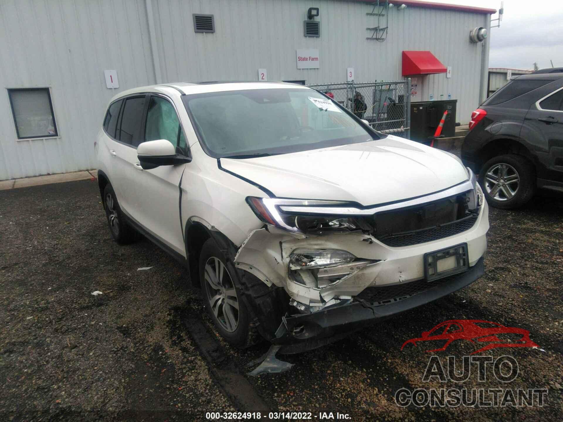 HONDA PILOT 2016 - 5FNYF6H63GB109061