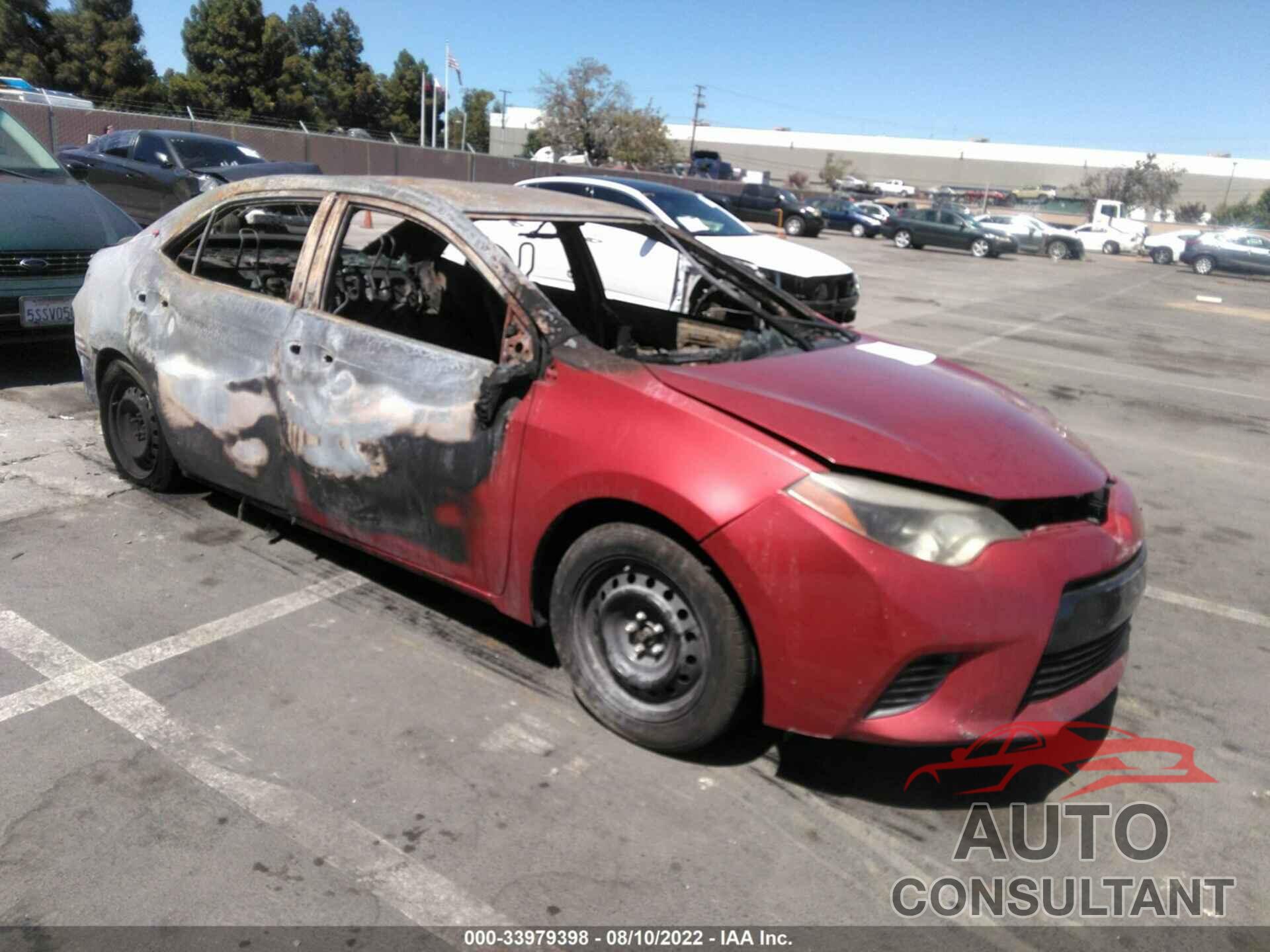 TOYOTA COROLLA 2016 - 5YFBURHE6GP444131
