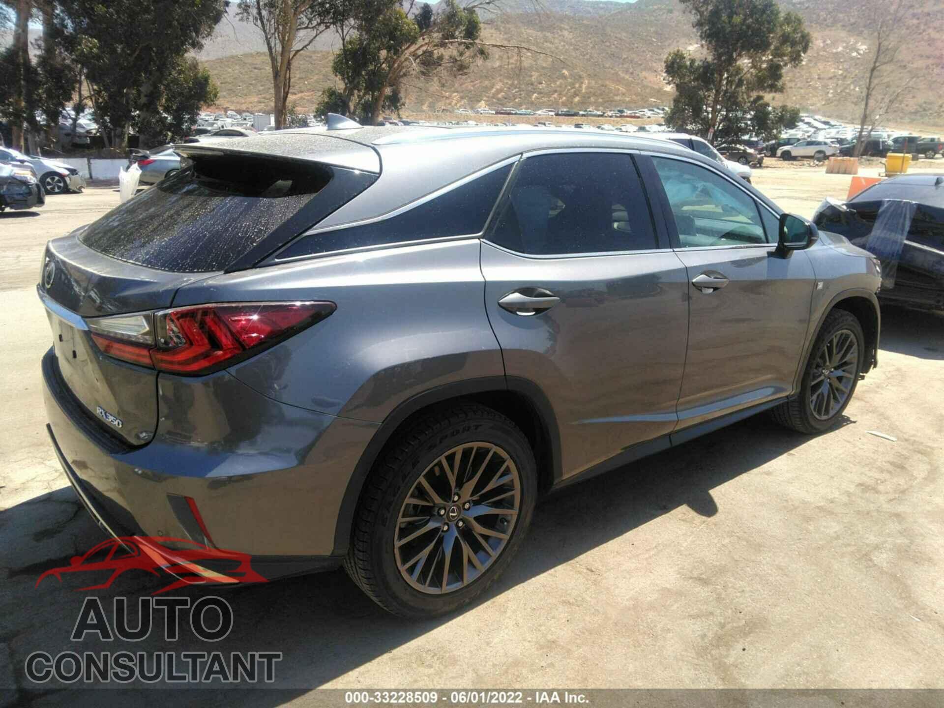 LEXUS RX 2017 - 2T2ZZMCAXHC042469