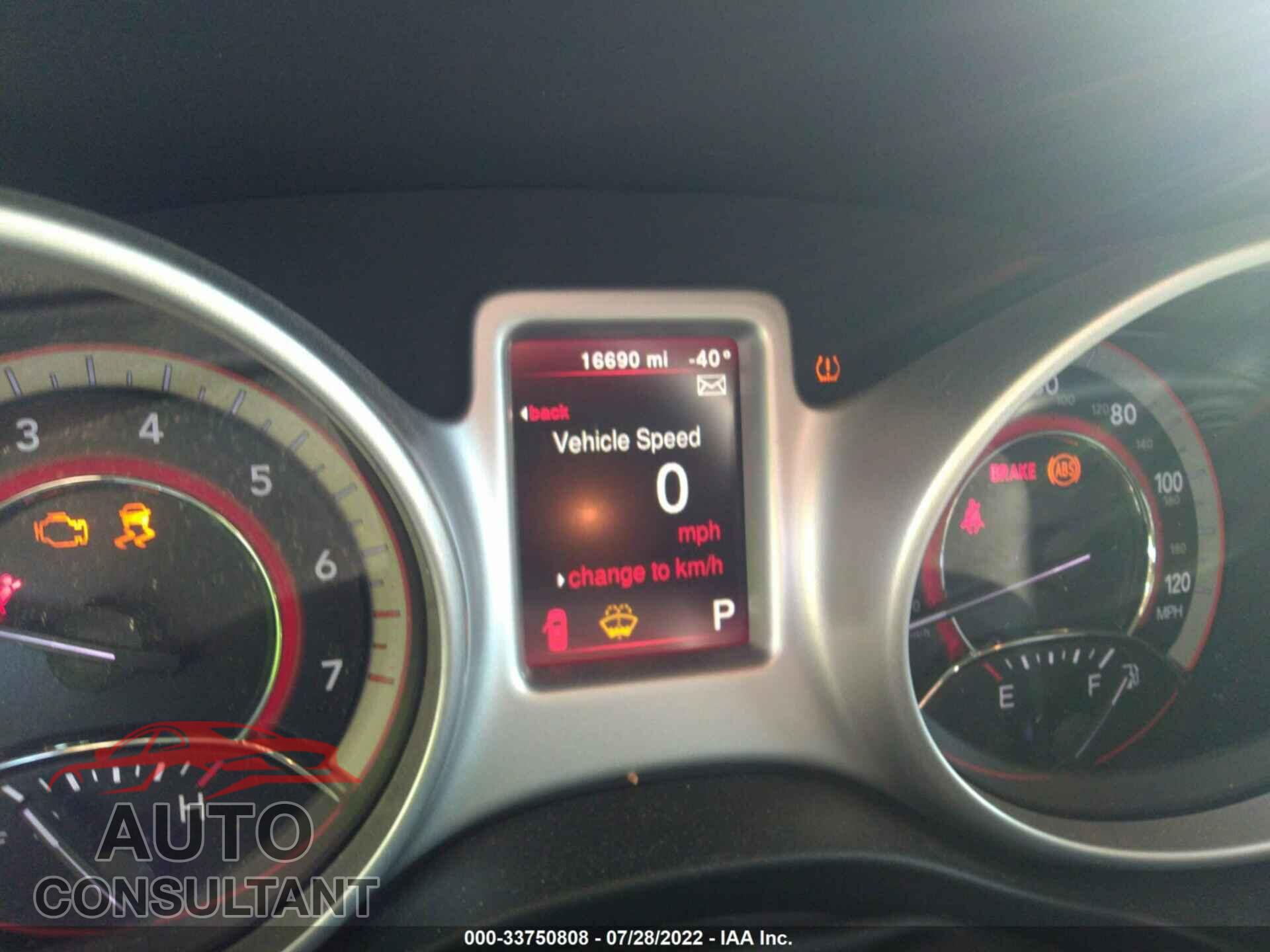 DODGE JOURNEY 2019 - 3C4PDCBB2KT862788