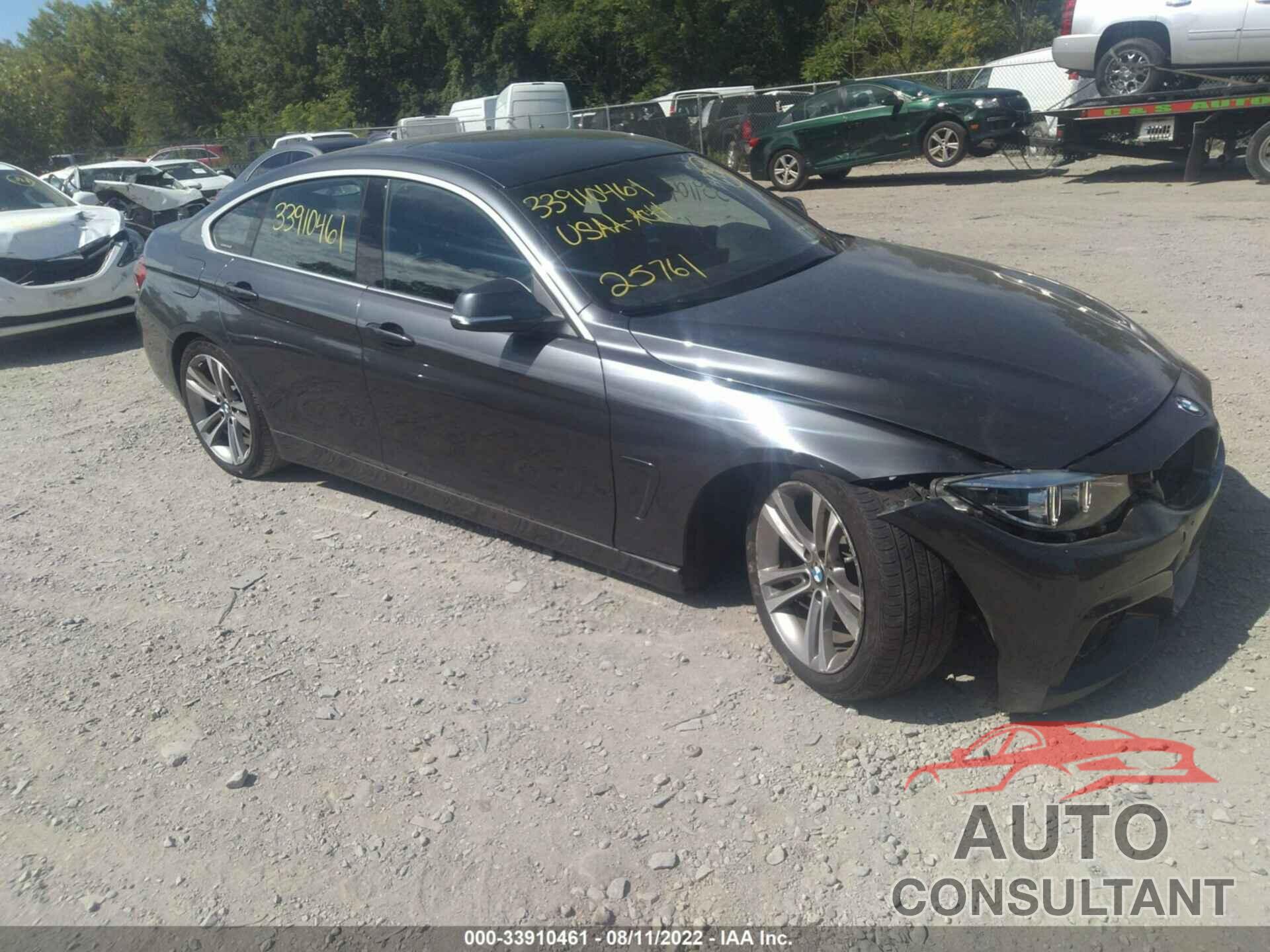 BMW 4 SERIES 2019 - WBA4J3C50KBL07017