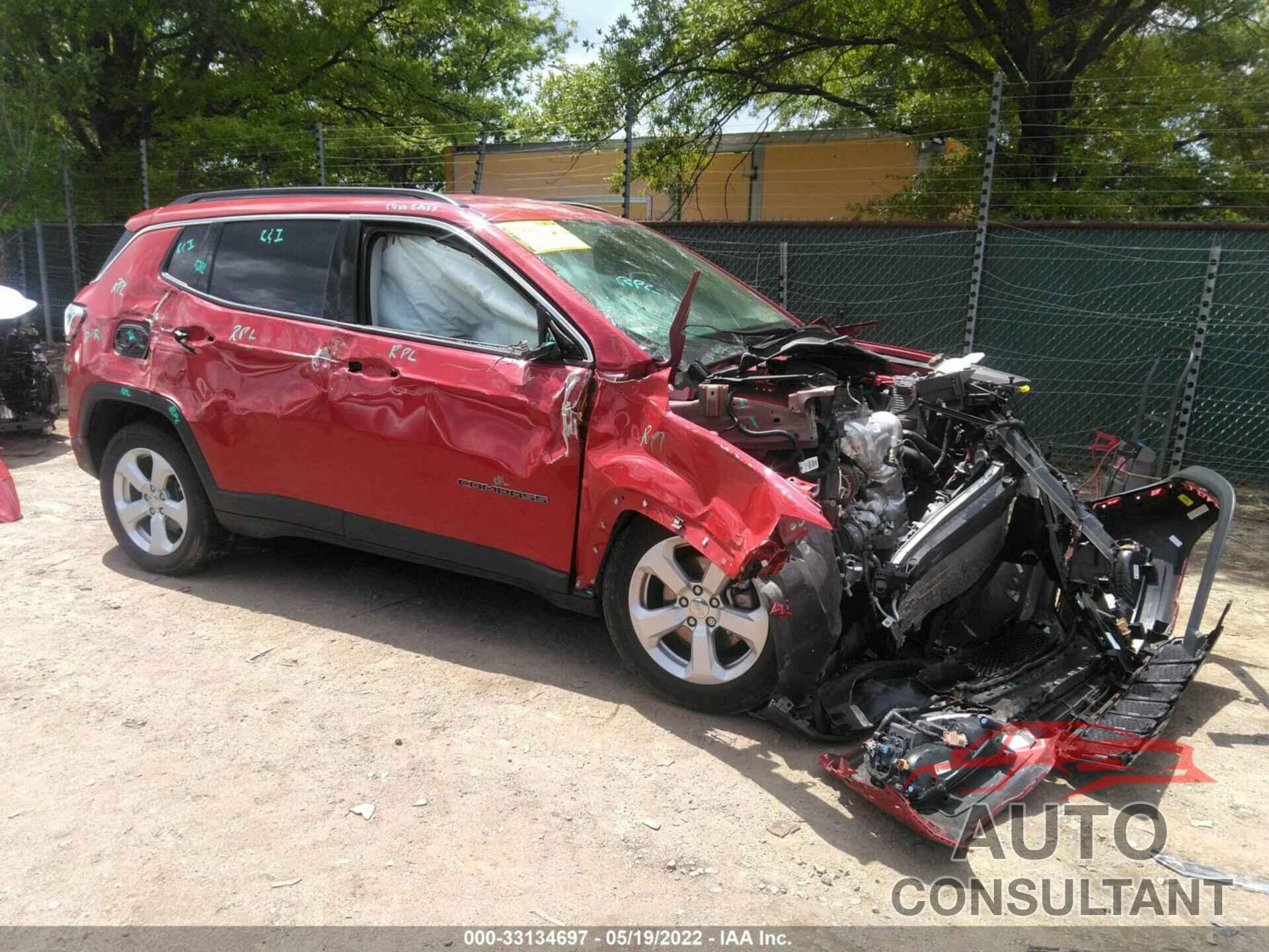JEEP COMPASS 2020 - 3C4NJDBB6LT160545