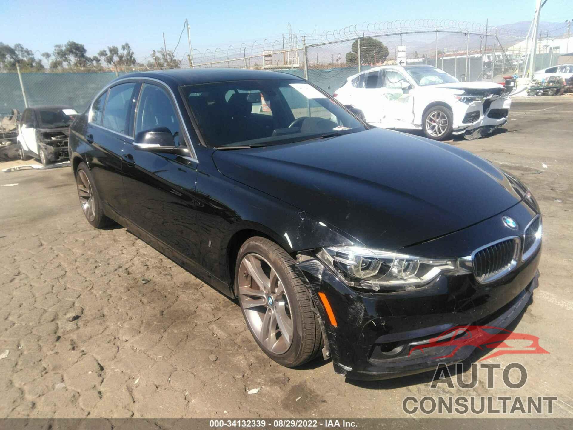 BMW 3 SERIES 2018 - WBA8E1C54JA178049