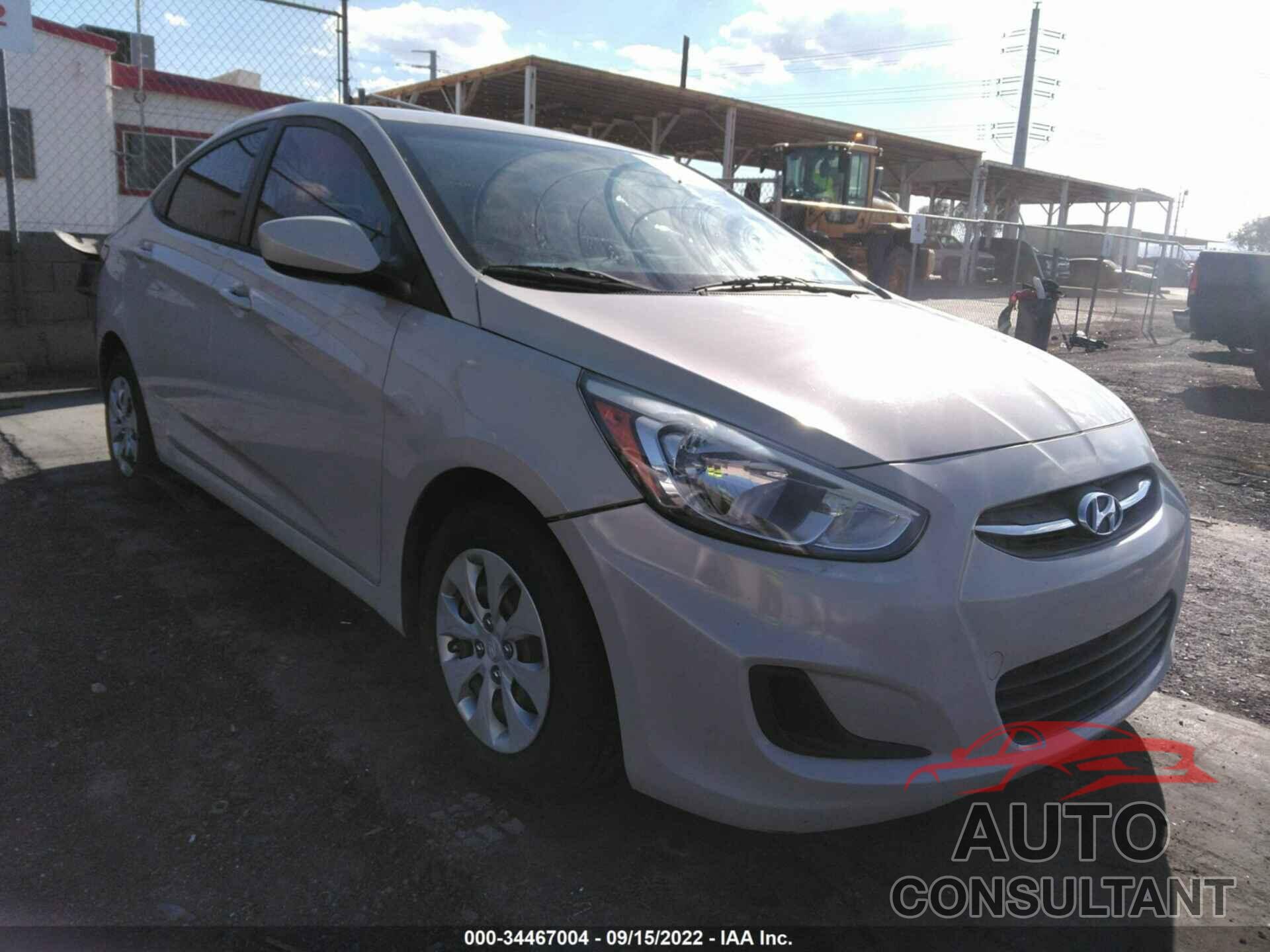 HYUNDAI ACCENT 2016 - KMHCT4AE6GU065391