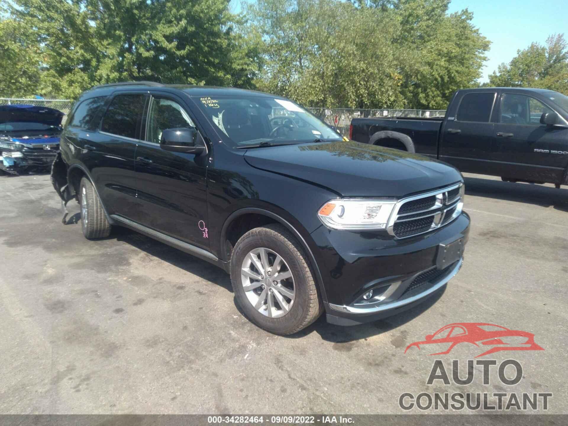 DODGE DURANGO 2018 - 1C4RDJAG8JC455594