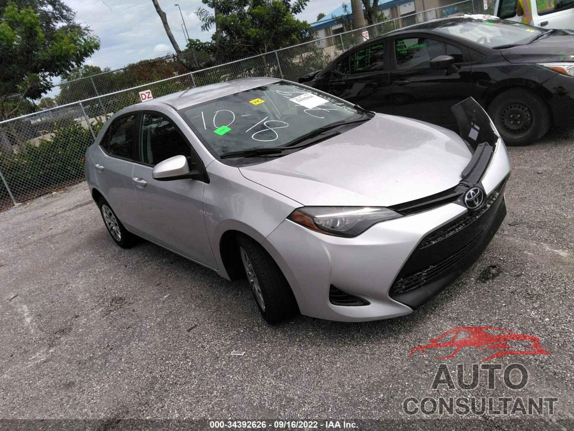 TOYOTA COROLLA 2017 - 2T1BURHE6HC907659