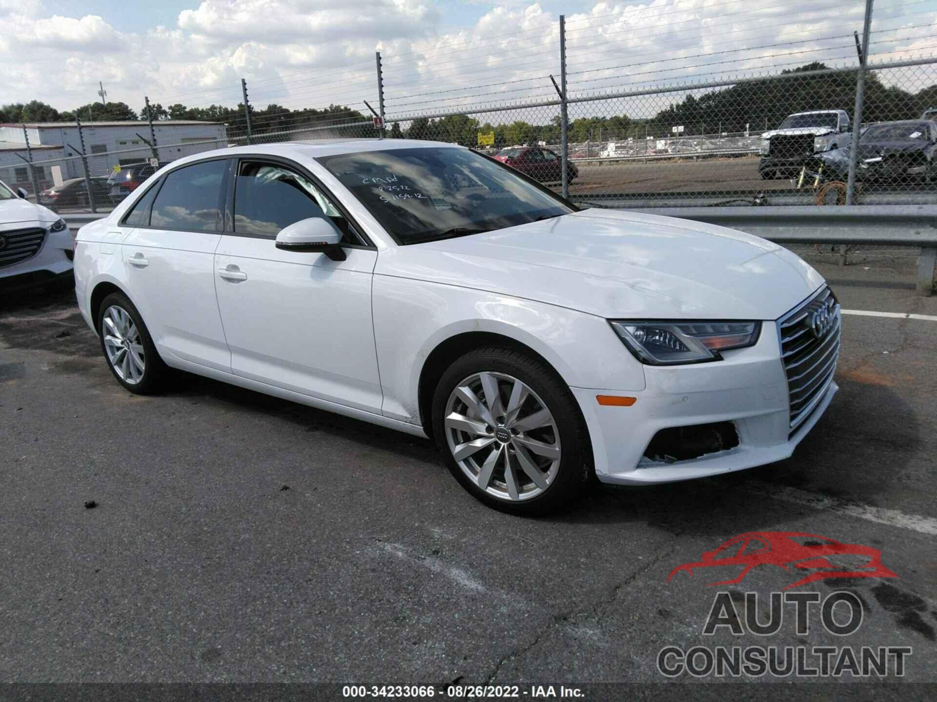 AUDI A4 2017 - WAUGNAF44HN015452