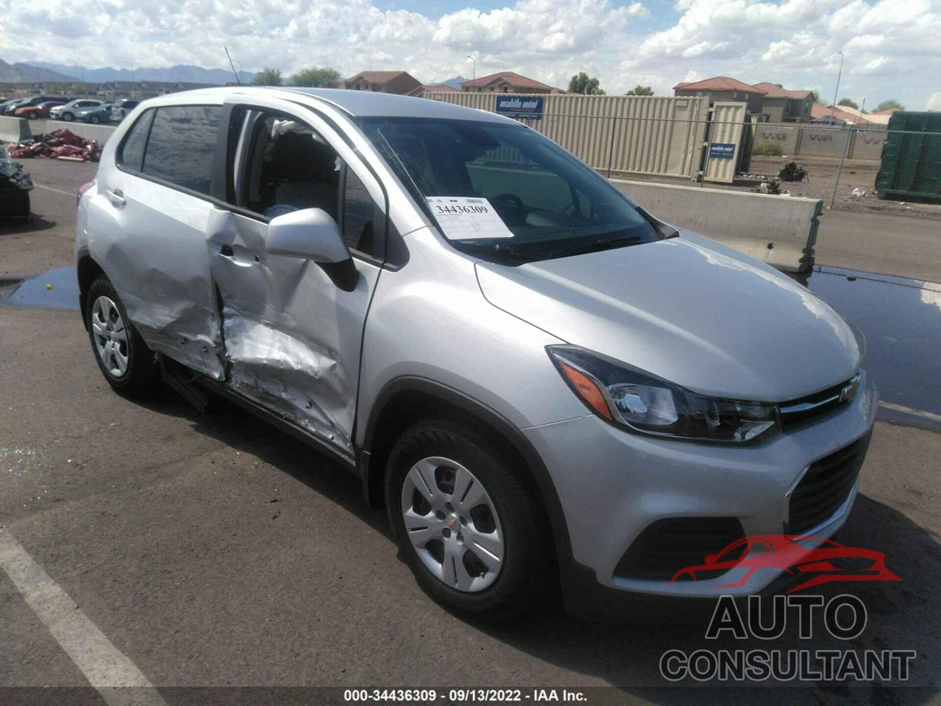 CHEVROLET TRAX 2019 - 3GNCJKSB5KL133998