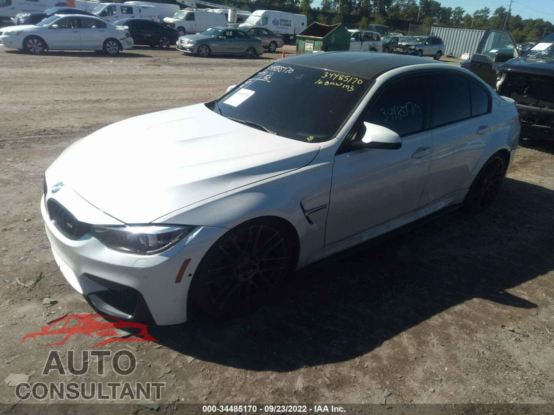 BMW M3 2016 - WBS8M9C5XGP967065