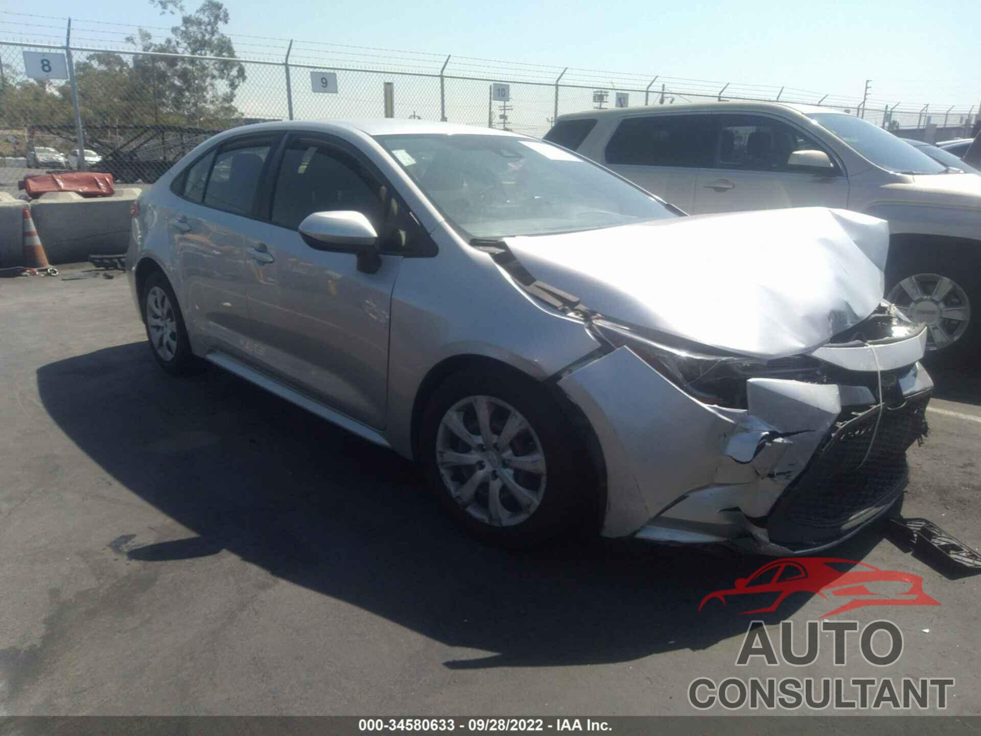 TOYOTA COROLLA 2020 - JTDEPRAE3LJ040734