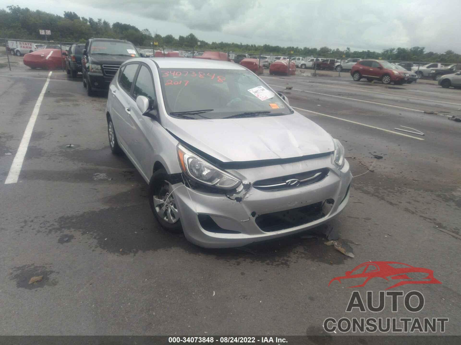 HYUNDAI ACCENT 2017 - KMHCT5AE0HU348022