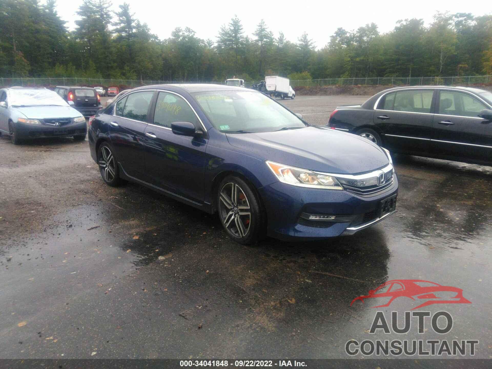 HONDA ACCORD SEDAN 2016 - 1HGCR2F62GA060877