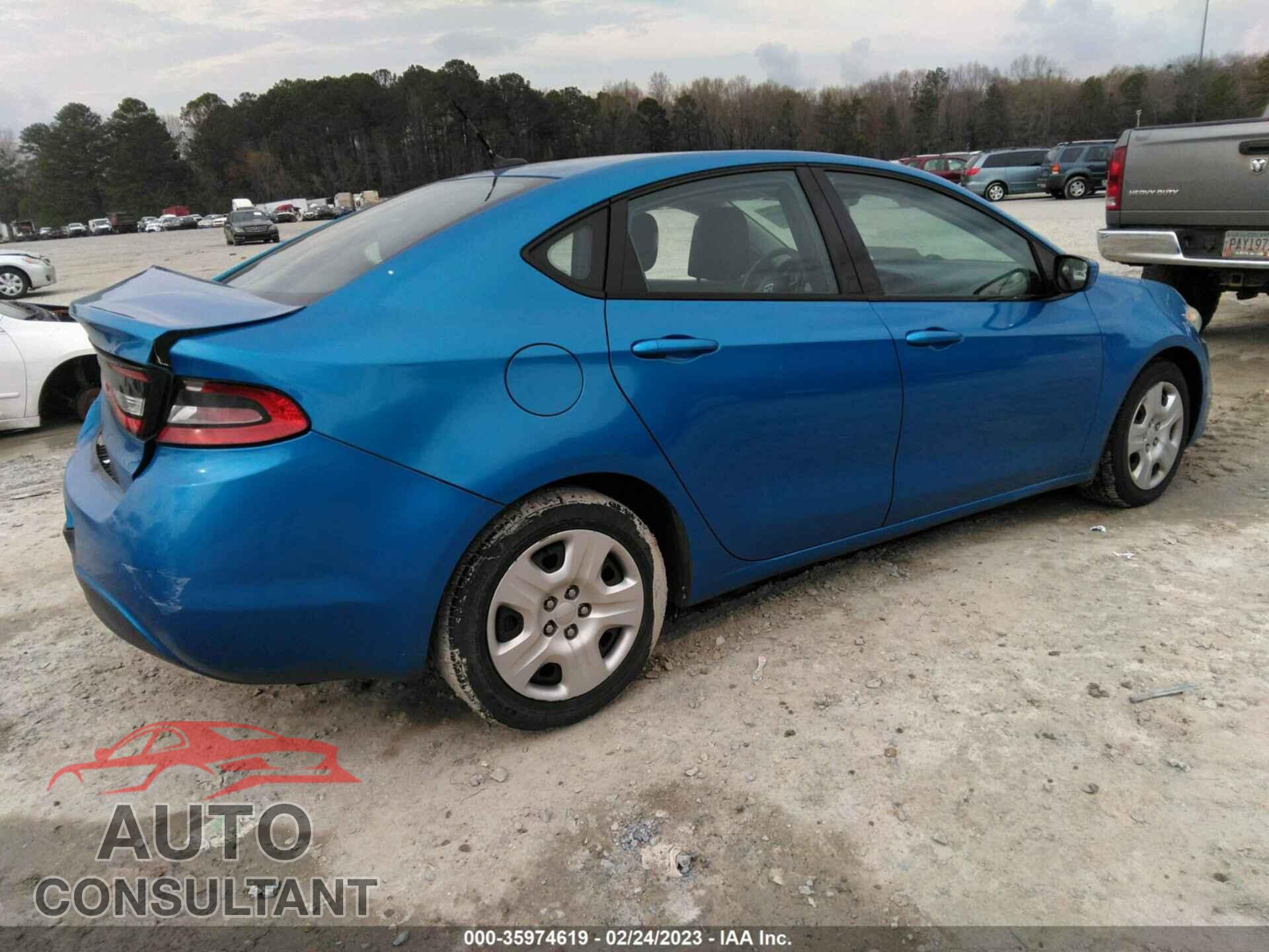 DODGE DART 2015 - 1C3CDFAA5FD300330