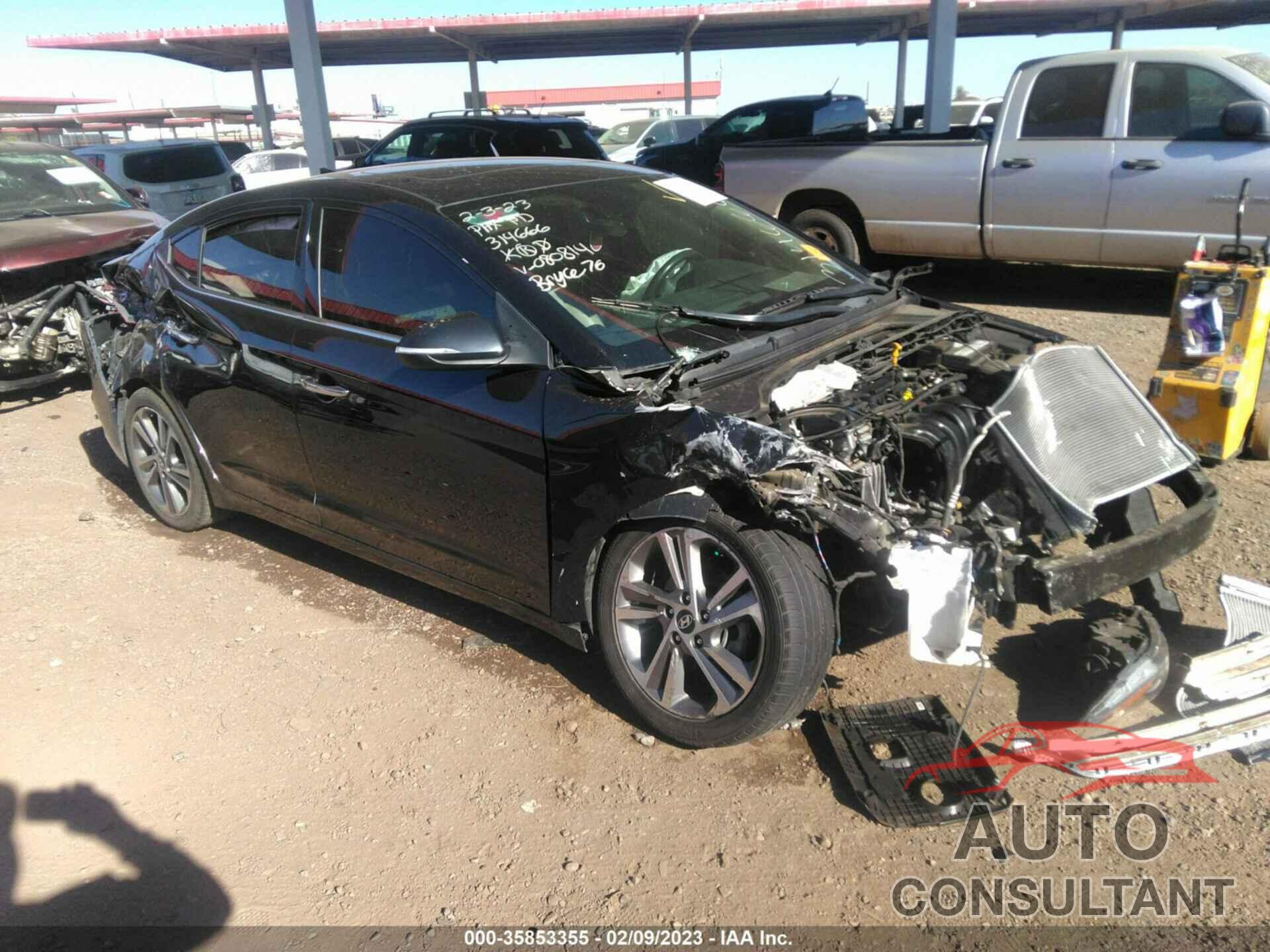 HYUNDAI ELANTRA 2017 - 5NPD84LF1HH080814