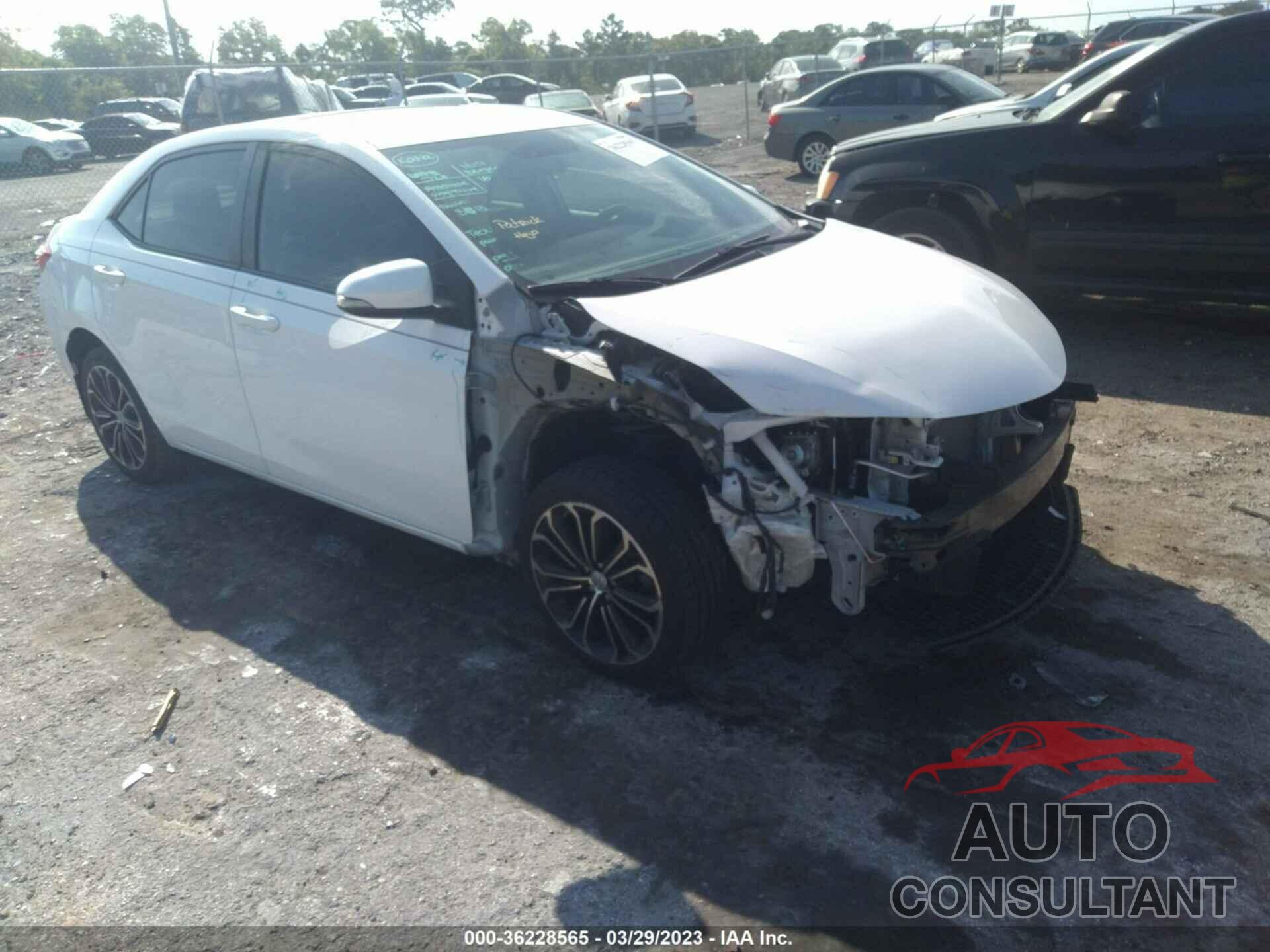TOYOTA COROLLA 2016 - 5YFBURHE8GP473596