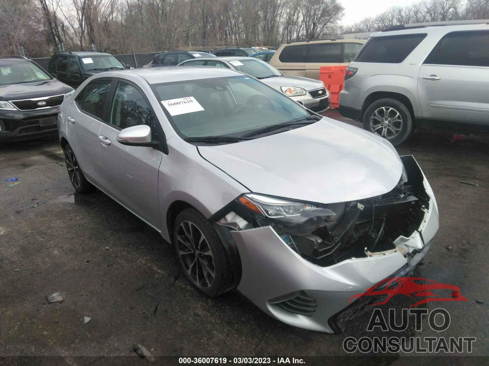 TOYOTA COROLLA 2019 - 5YFBURHE8KP917665