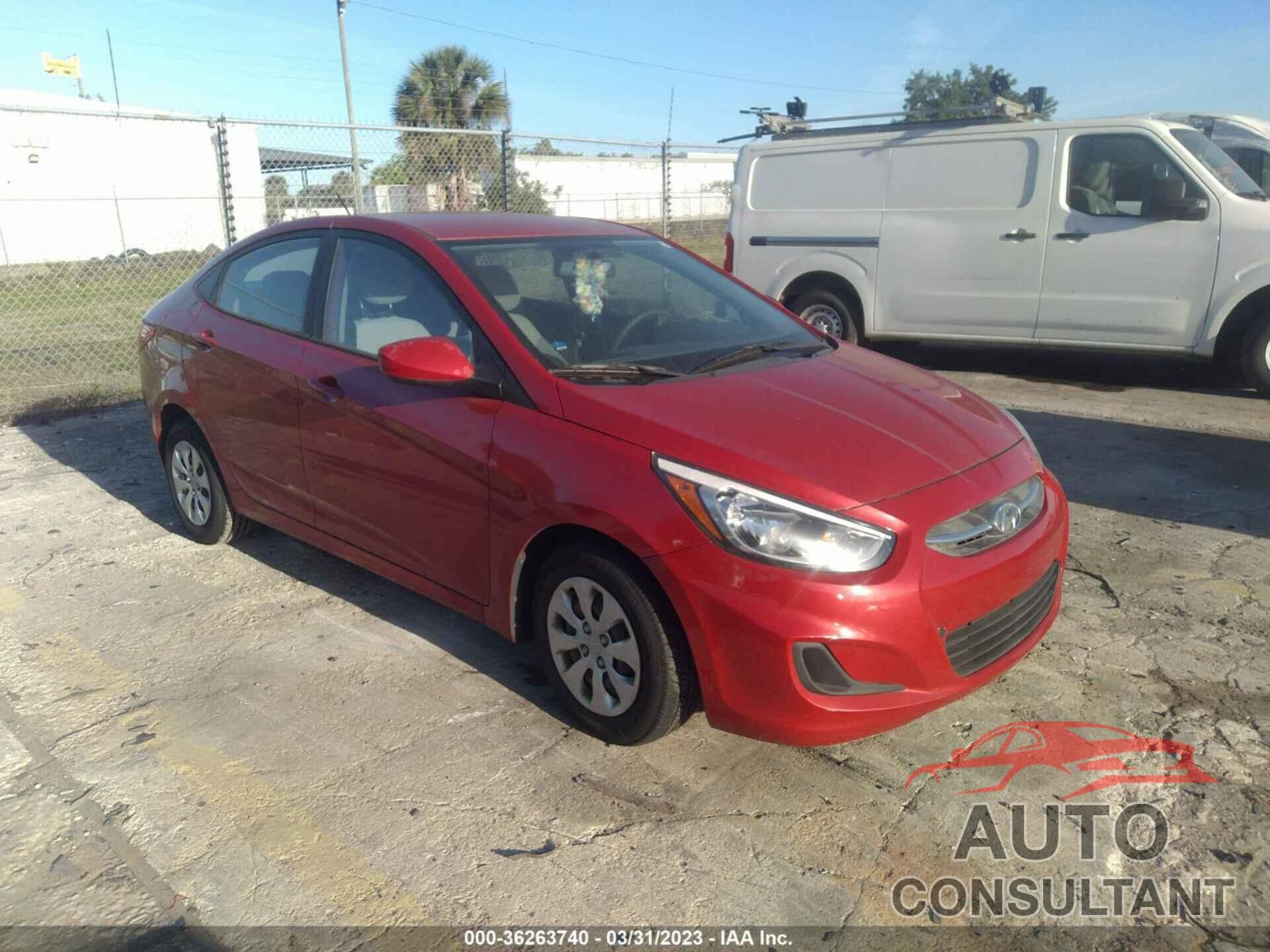 HYUNDAI ACCENT 2016 - KMHCT4AE9GU063313