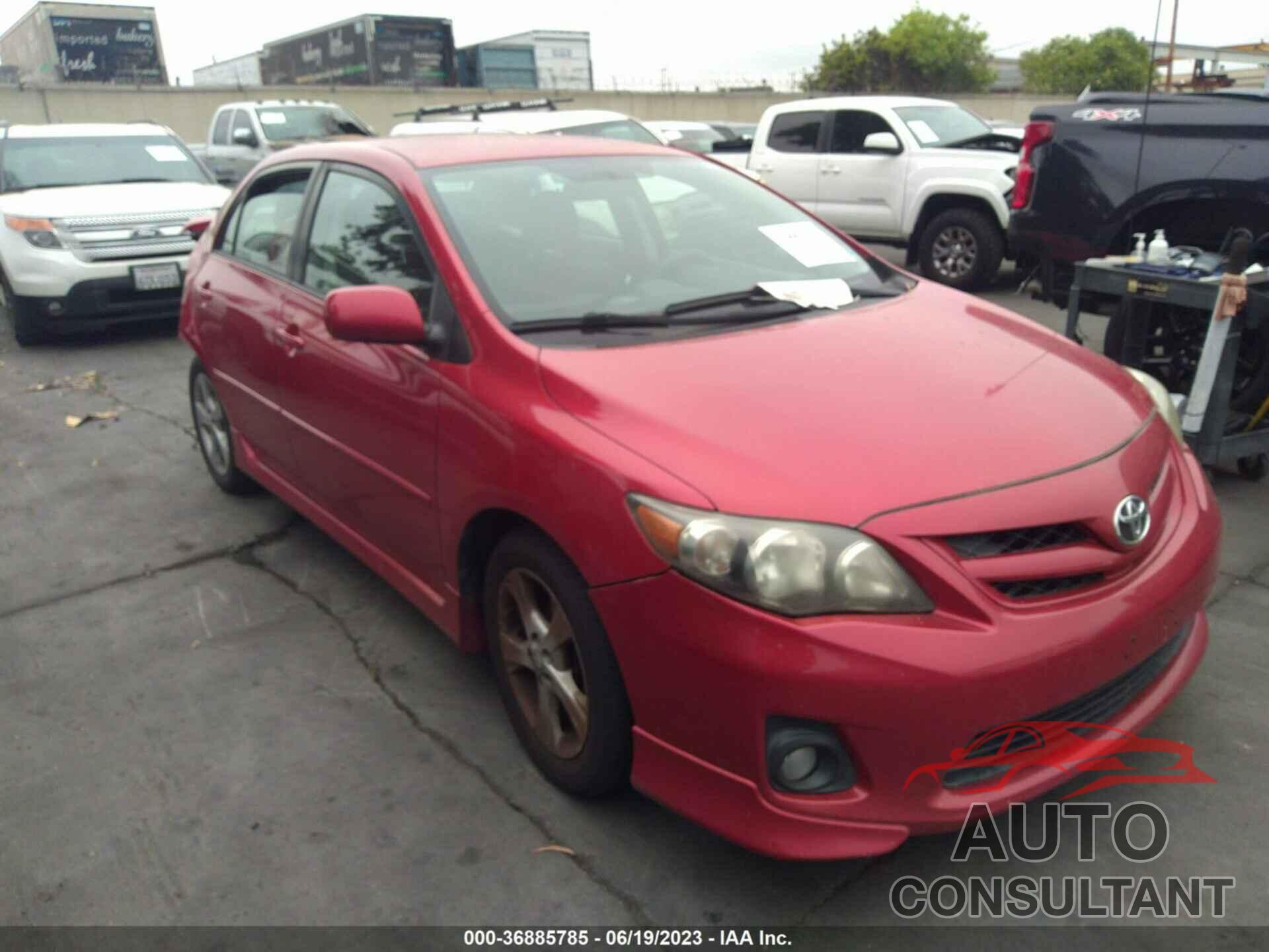 TOYOTA COROLLA 2012 - 5YFBU4EE3CP025753