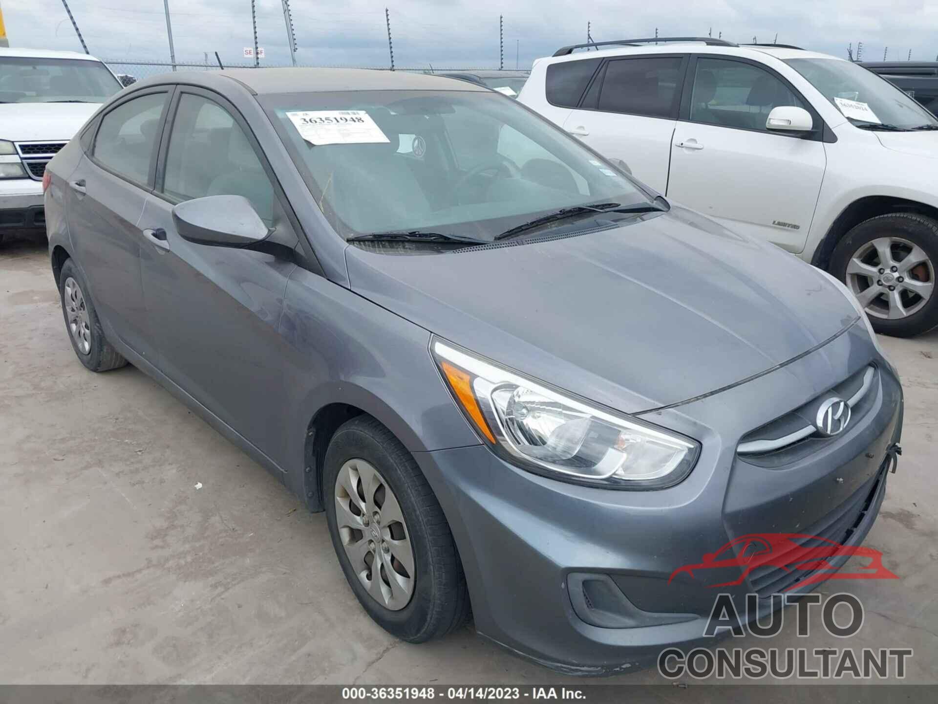 HYUNDAI ACCENT 2016 - KMHCT4AE6GU970584