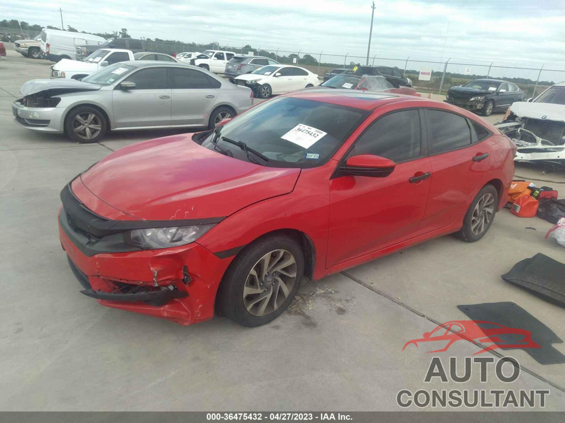 HONDA CIVIC SEDAN 2018 - 2HGFC2F77JH506697