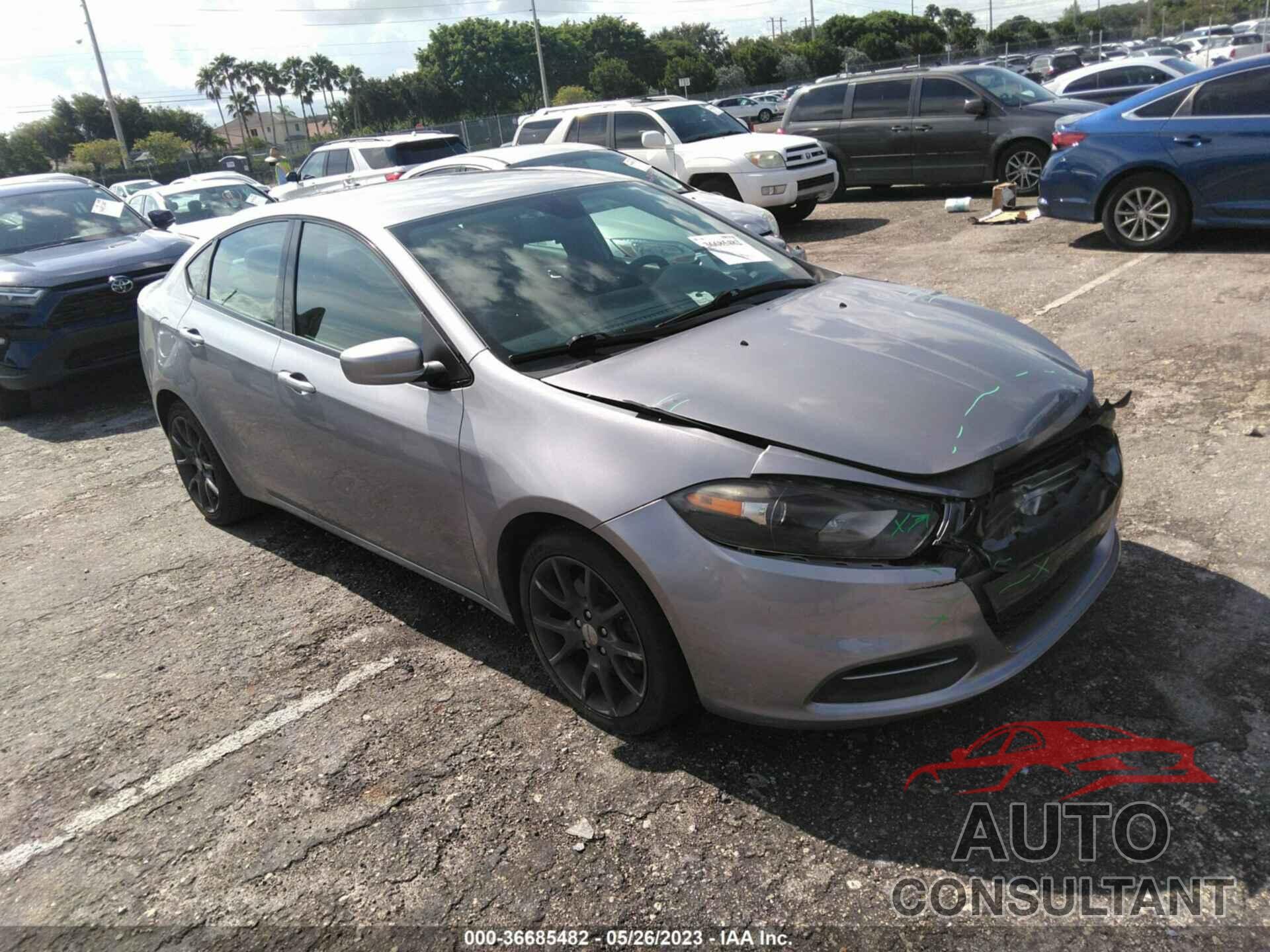 DODGE DART 2016 - 1C3CDFAA7GD606205