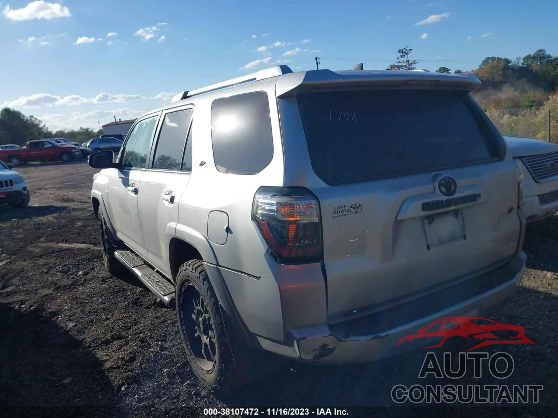 TOYOTA 4RUNNER 2016 - JTEZU5JRXG5122749